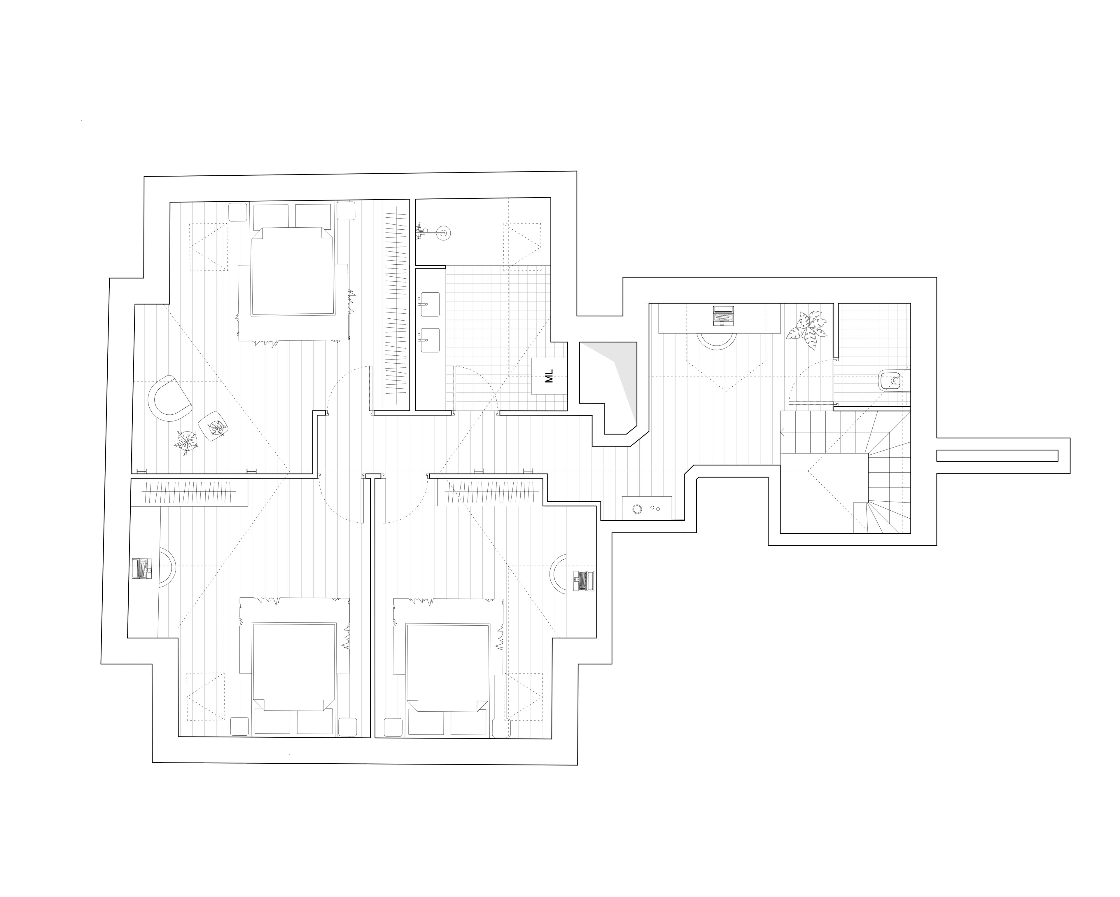 plan r+1 - intra muros - architecture