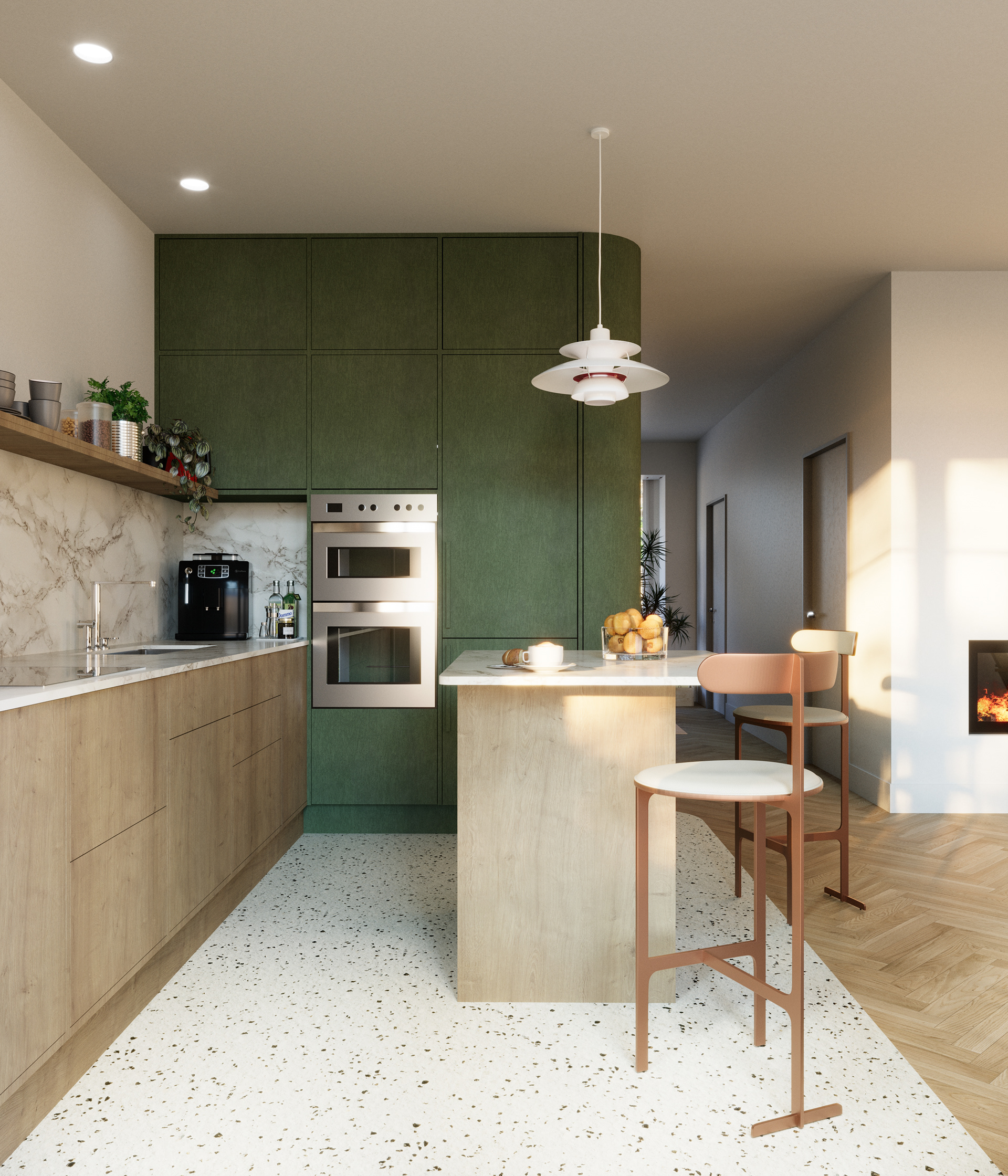 cuisine - îlot central