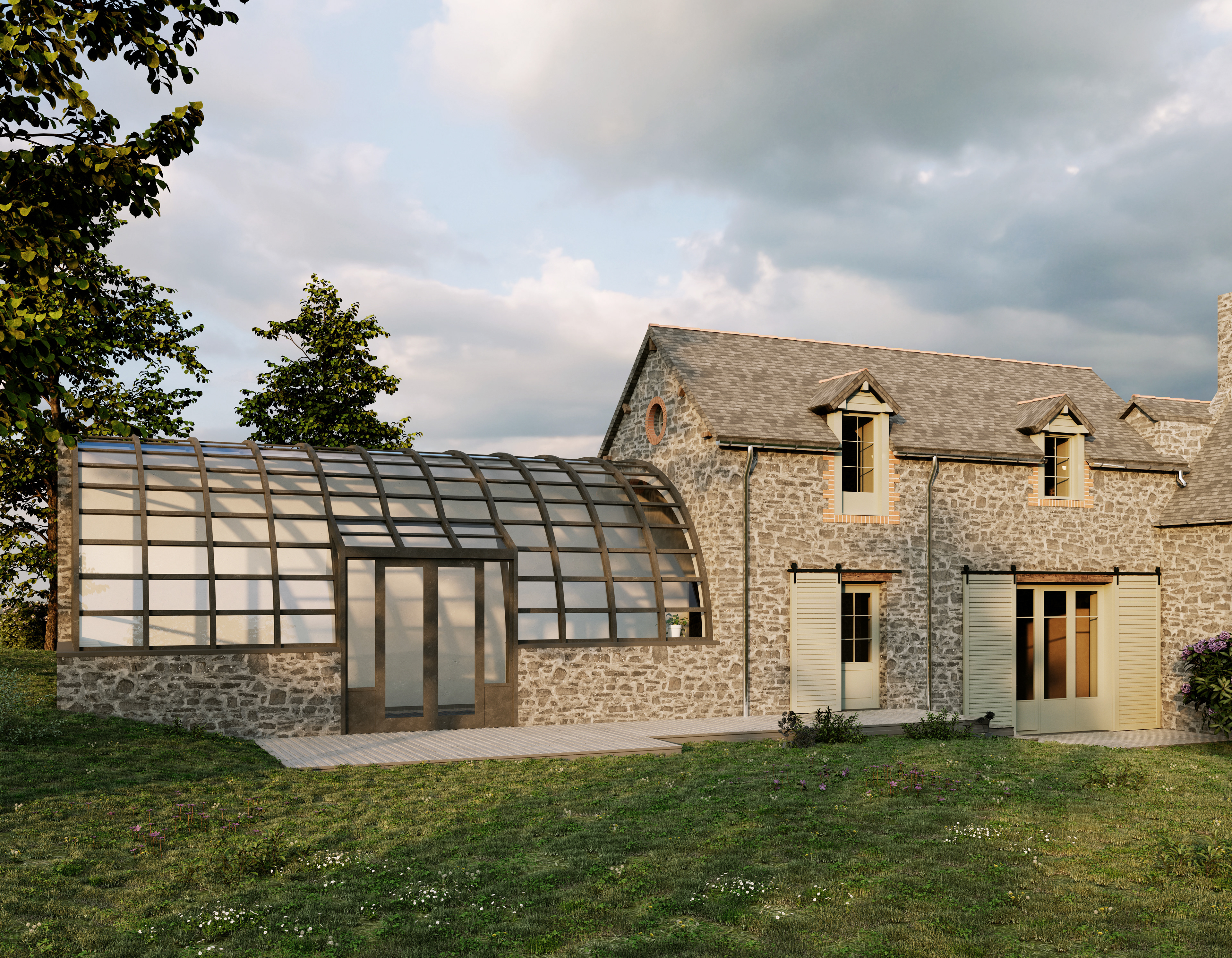 Façade Sud Est - La Petite Rivière