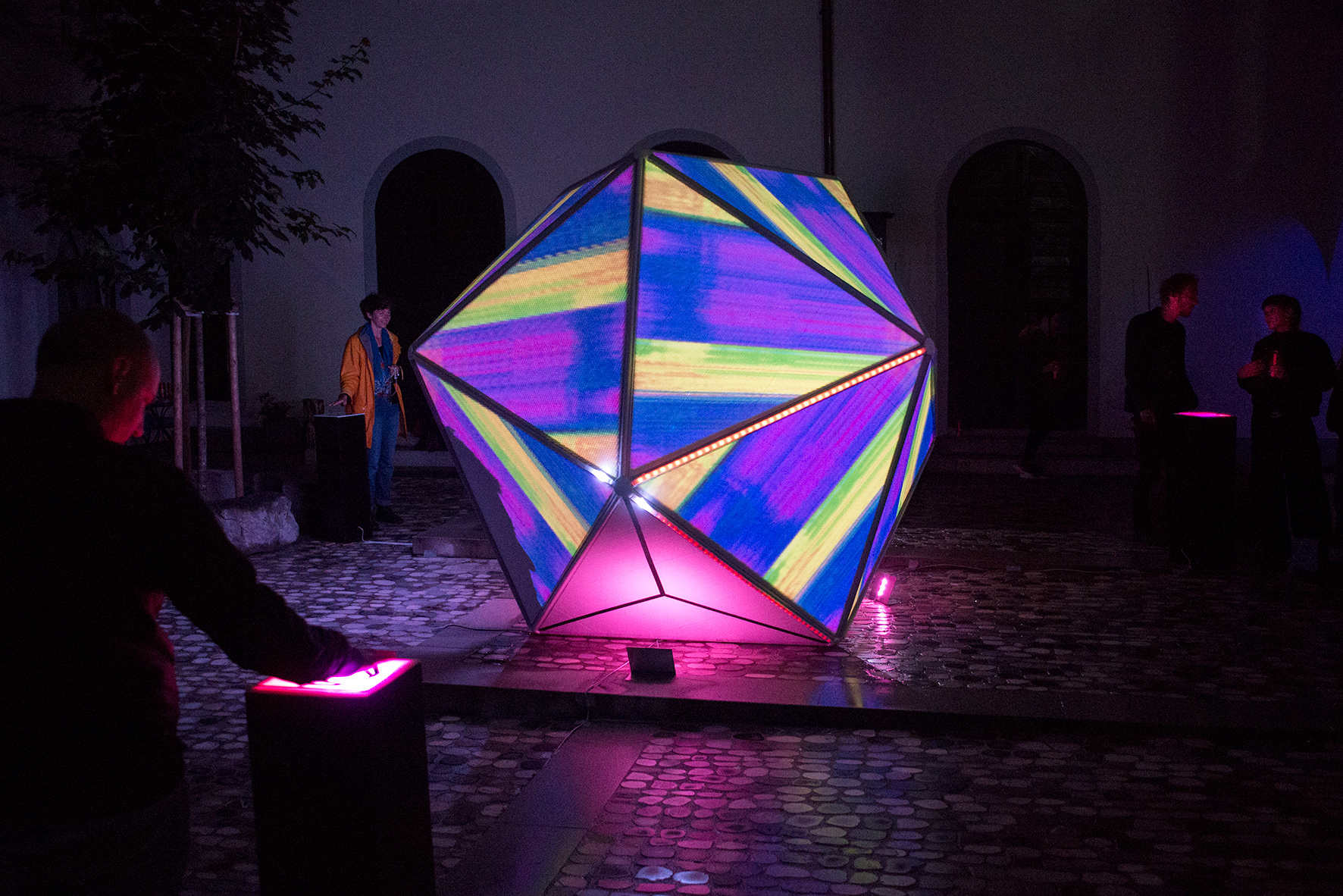 Plato's Bodies interactive a/v installation