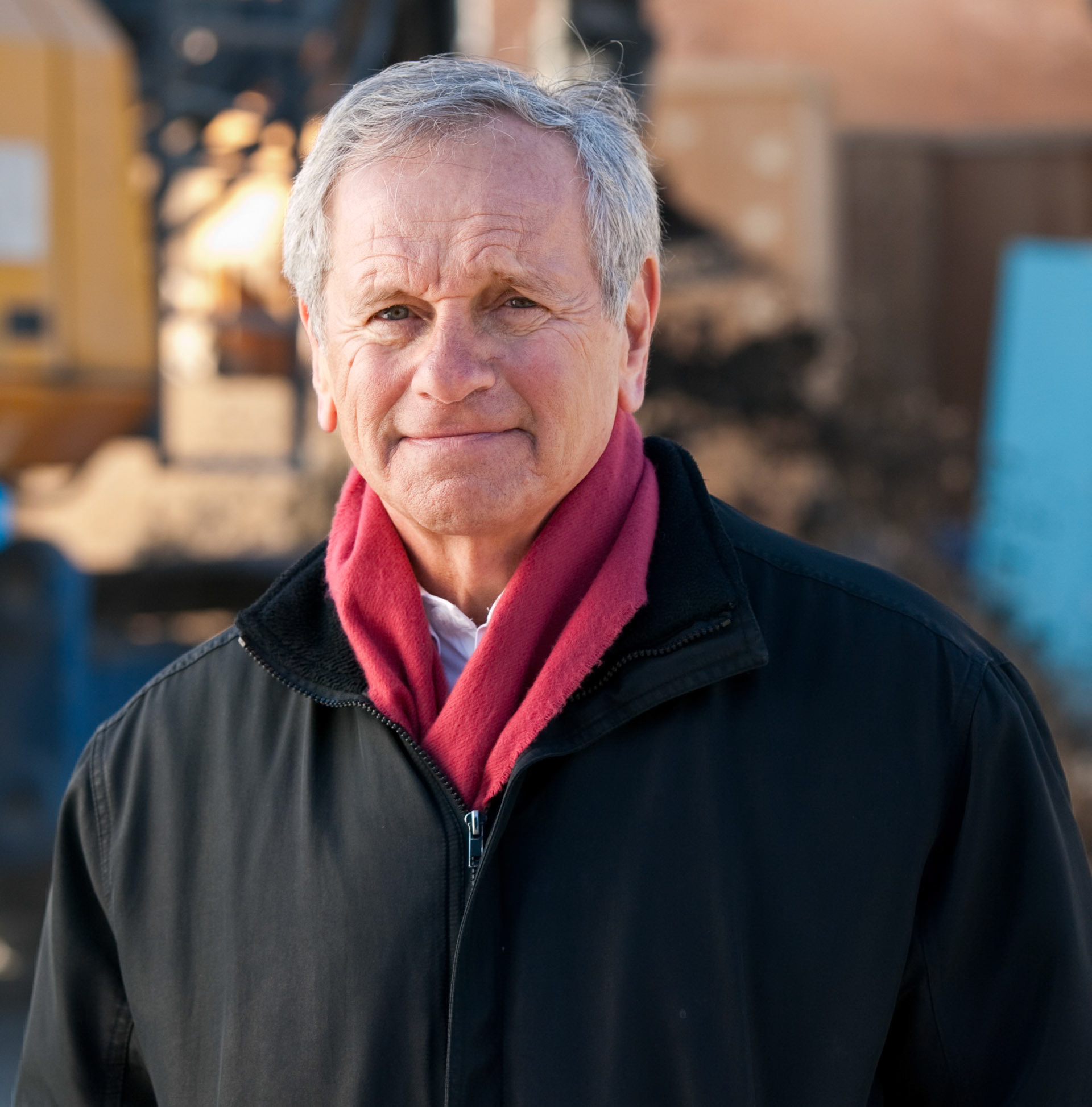 Howard Cohen, President, Context Development, at the Market Wharf construction site one block south of St. Lawrence Market in Toronto