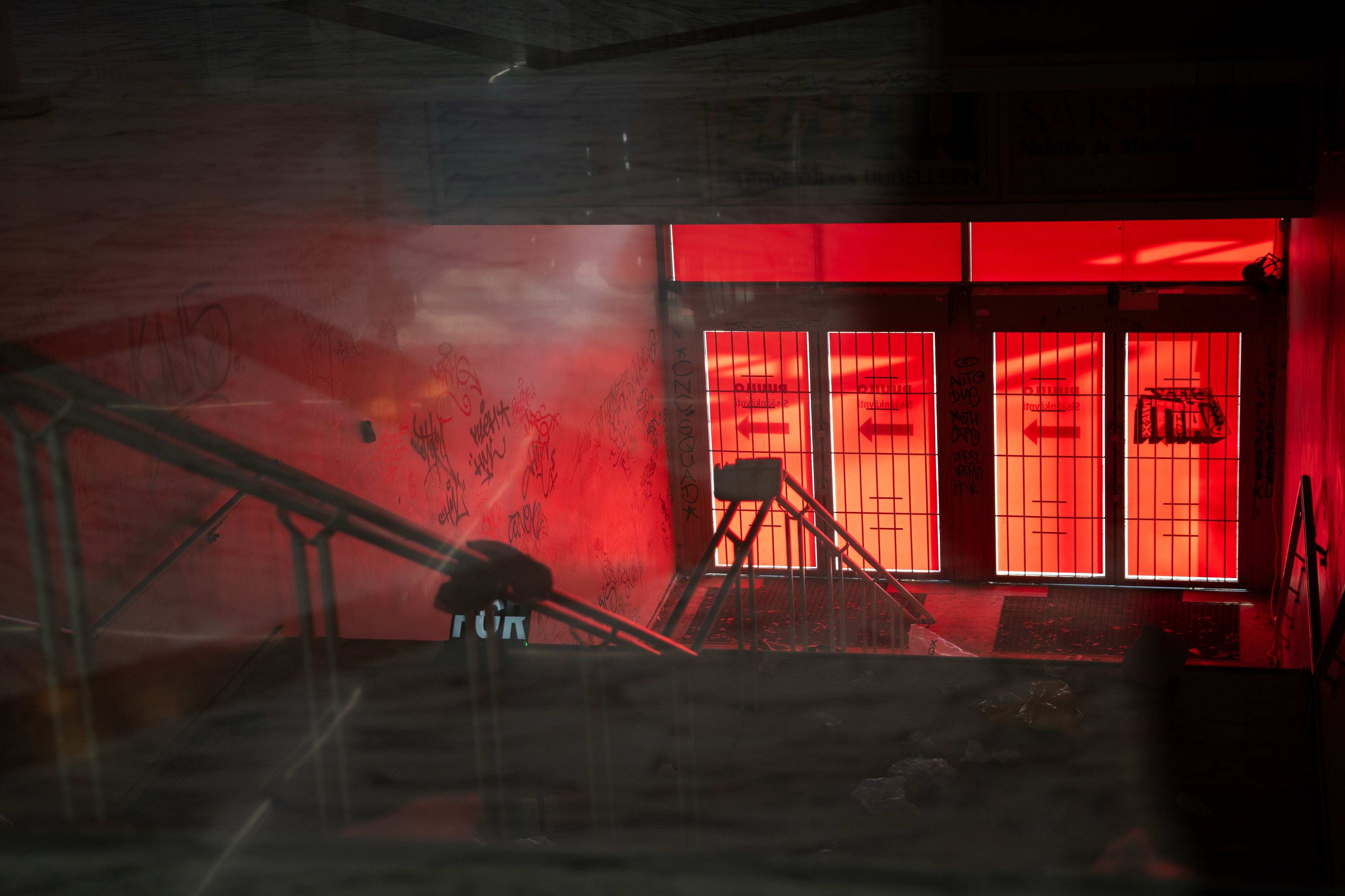 Joonas Siren's audio installation "Capital Logic". (Picture: Siavash Minaravesh)