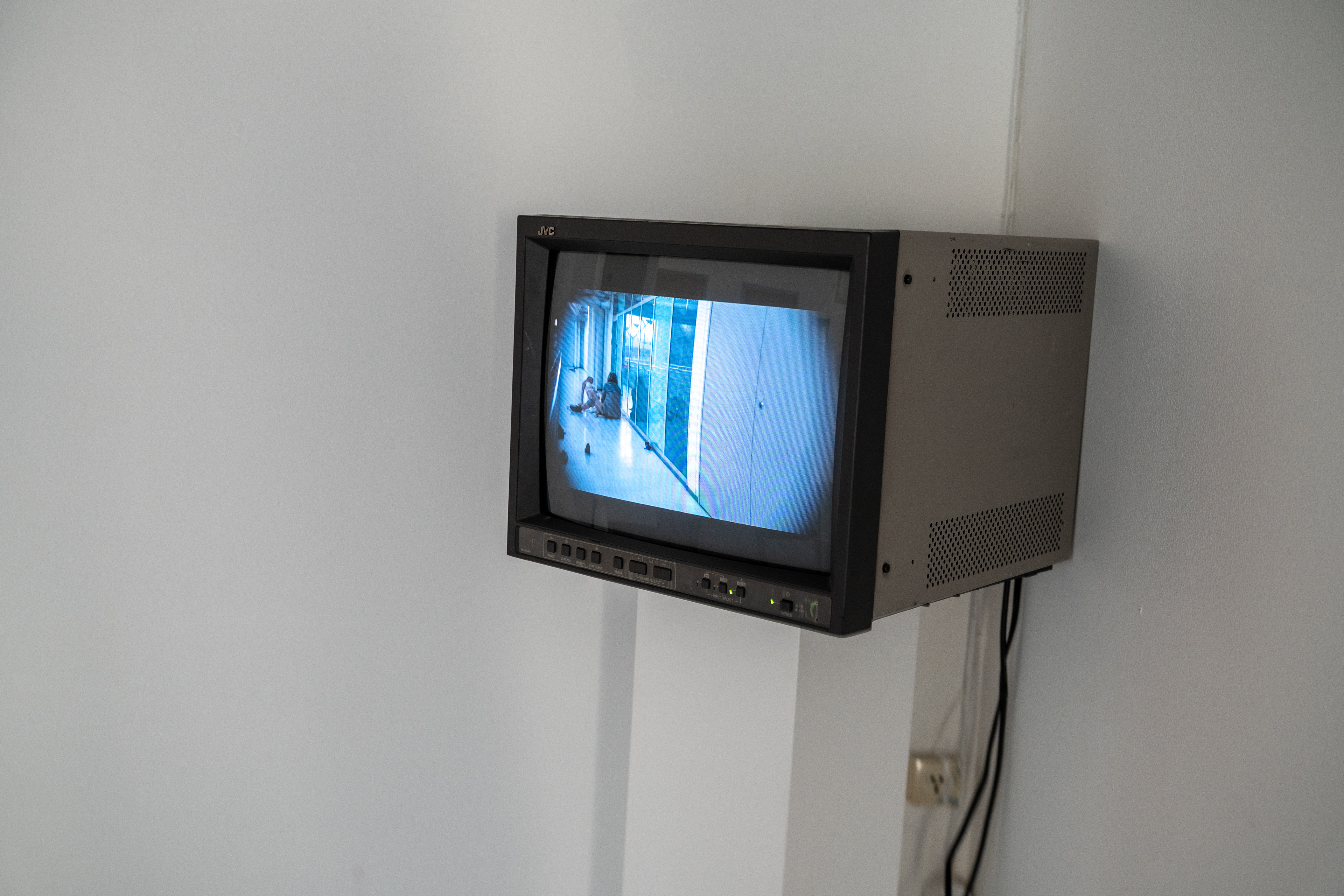Minja Yletyinen's video installation "The Wrestle". (Picture: Siavash Minaravesh)