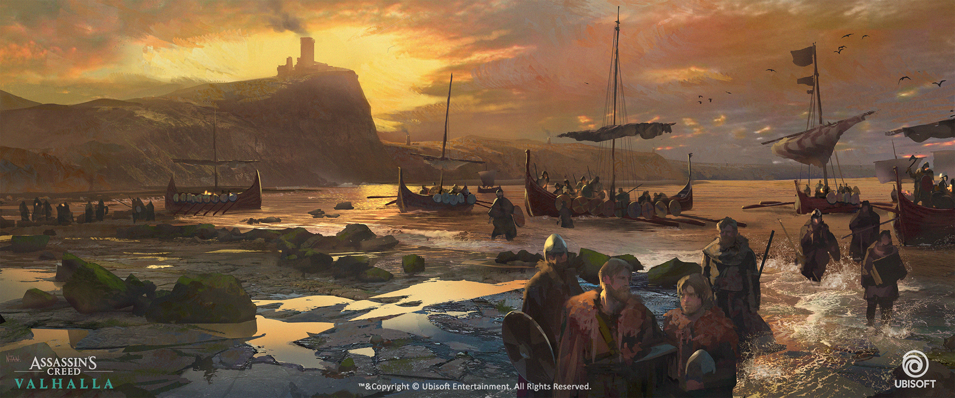 Assassins creed valhalla речные набеги. Драккары викингов Assassins Creed Valhalla. Ассасин Крид Викинги. Викинги из ассасин Крид Вальгалла. Assassin's Creed Valhalla арт.