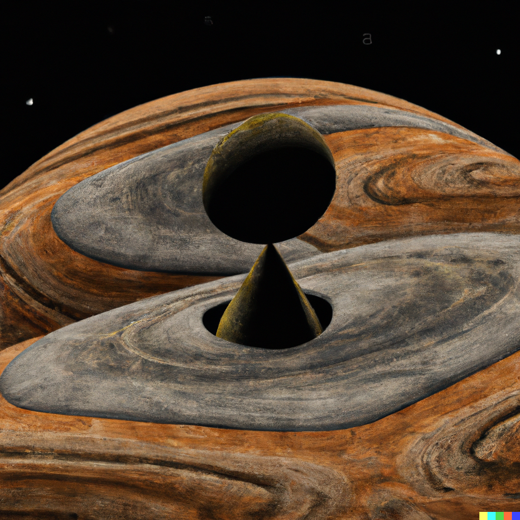 art created by a 30000 year old alien from a planet that banned art