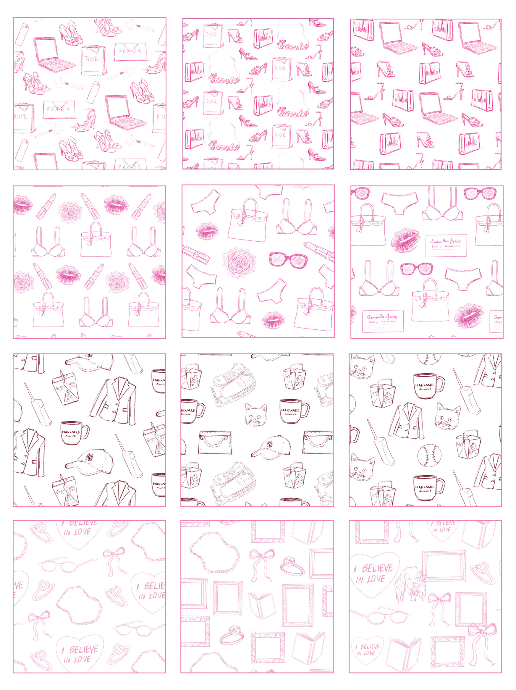 Pattern sketches 