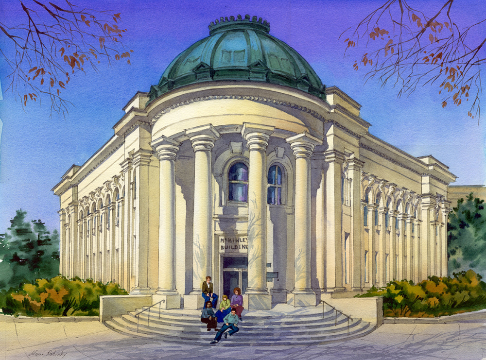 Lewis-Clark State College Architectural Illustration - Rabinky Art