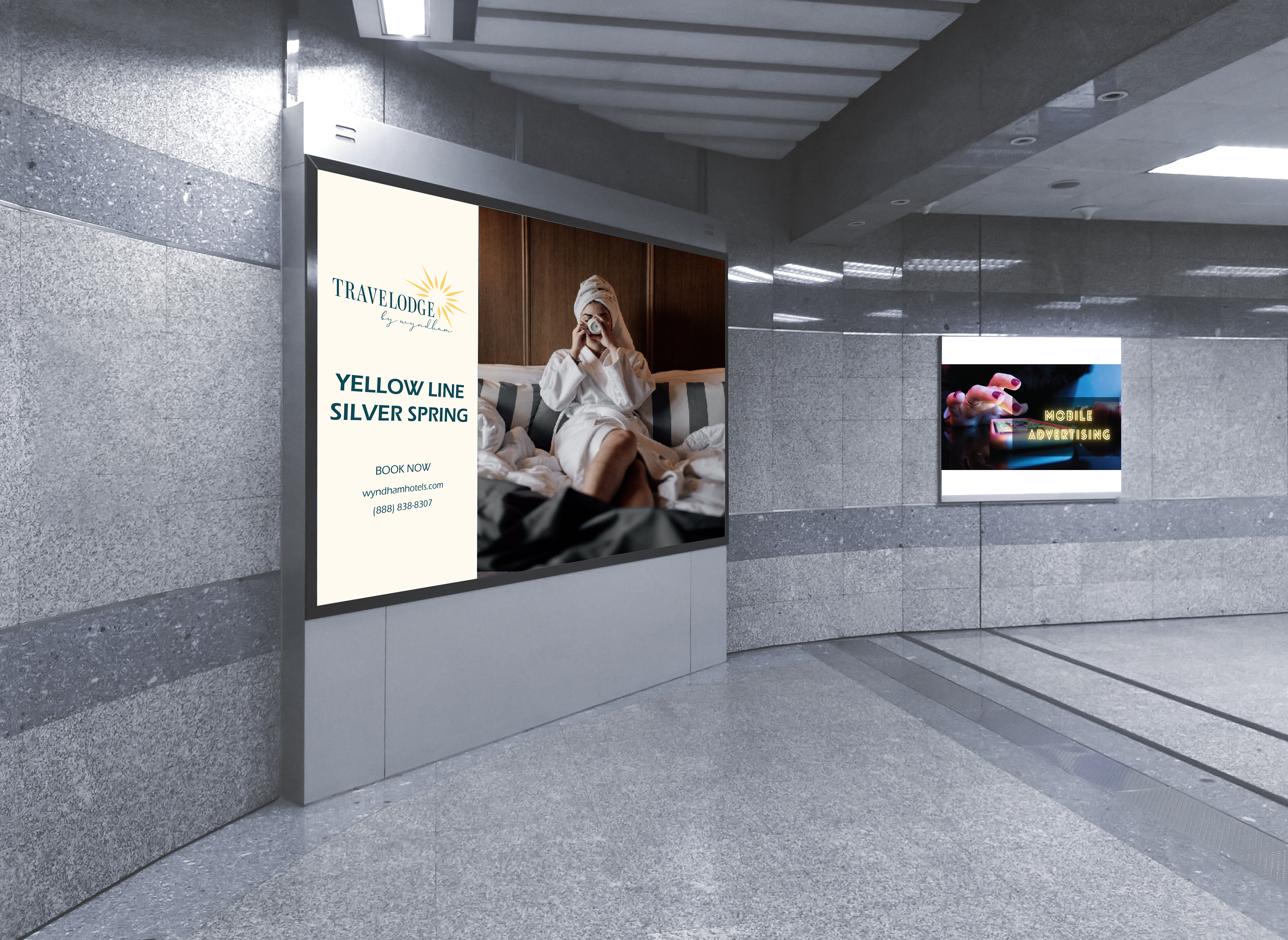 Metro Station Ad