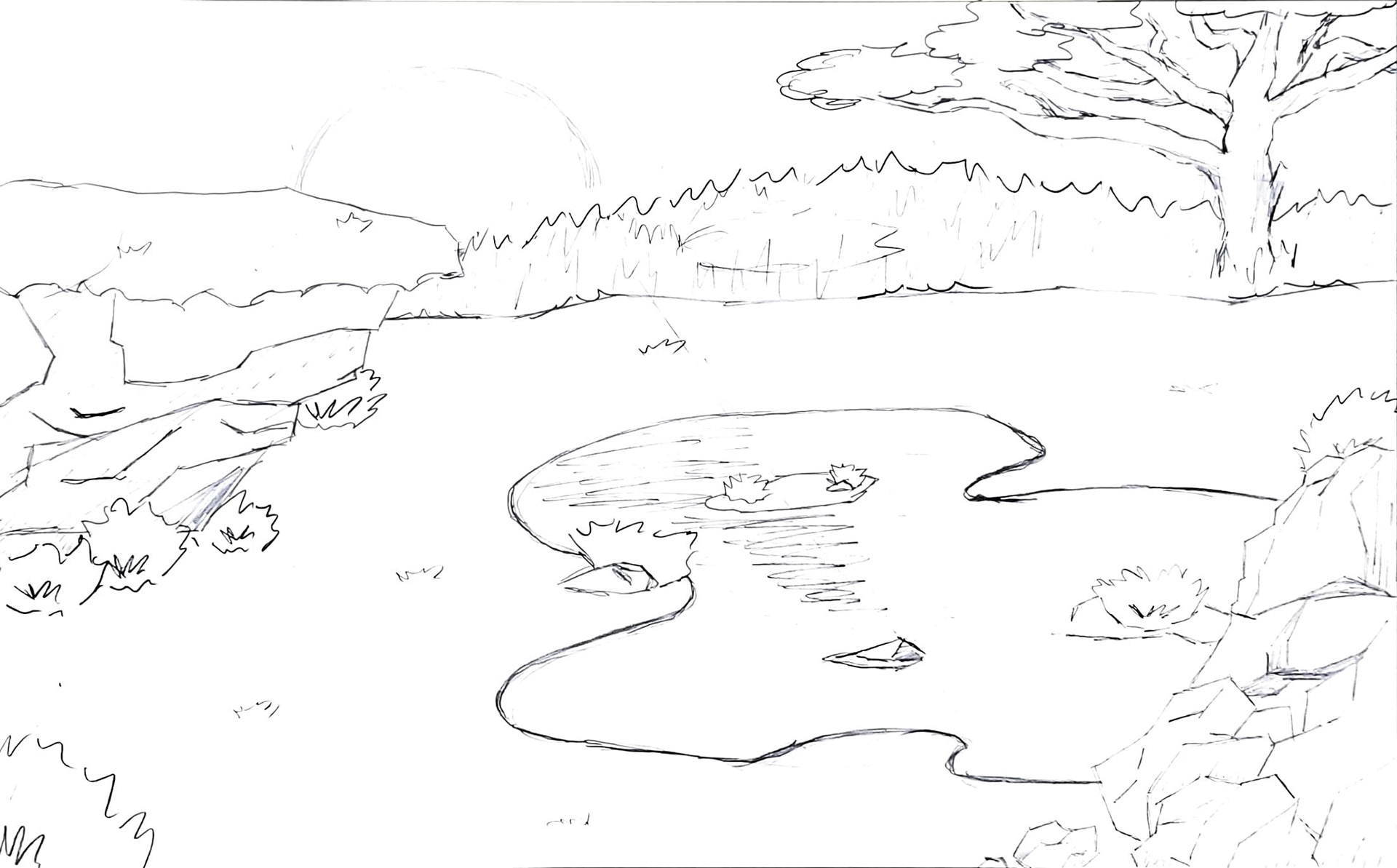 LANDSCAPE PENCIL THUMBNAIL