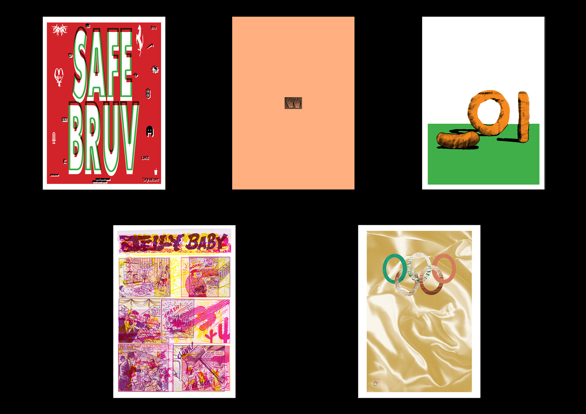 Prints by Martin Cole, Dan Ford, Milo Brennan, James Hines, Samara Scott