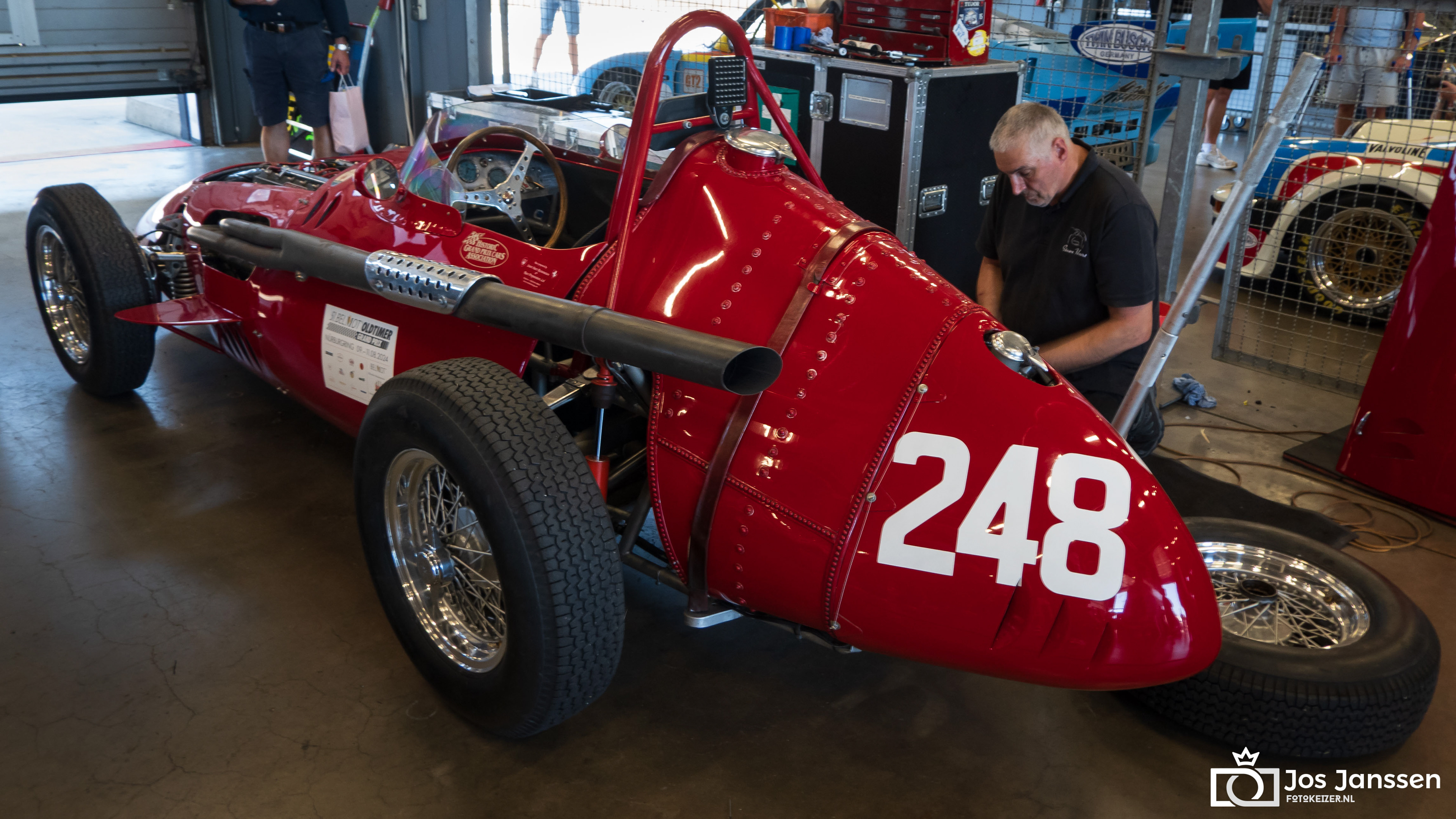 Sleutelen aan Maserati 250F (Sony RX100 VII)