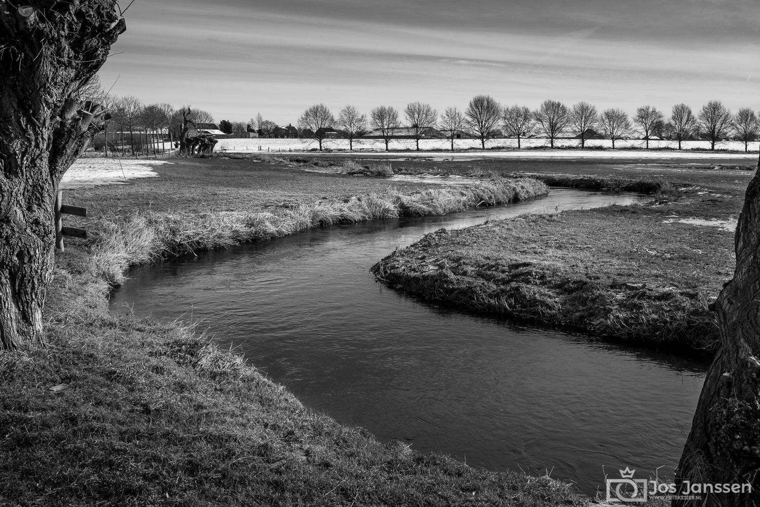 Riviertje Swalm bij Asselt in de winter. (Sony A7III)