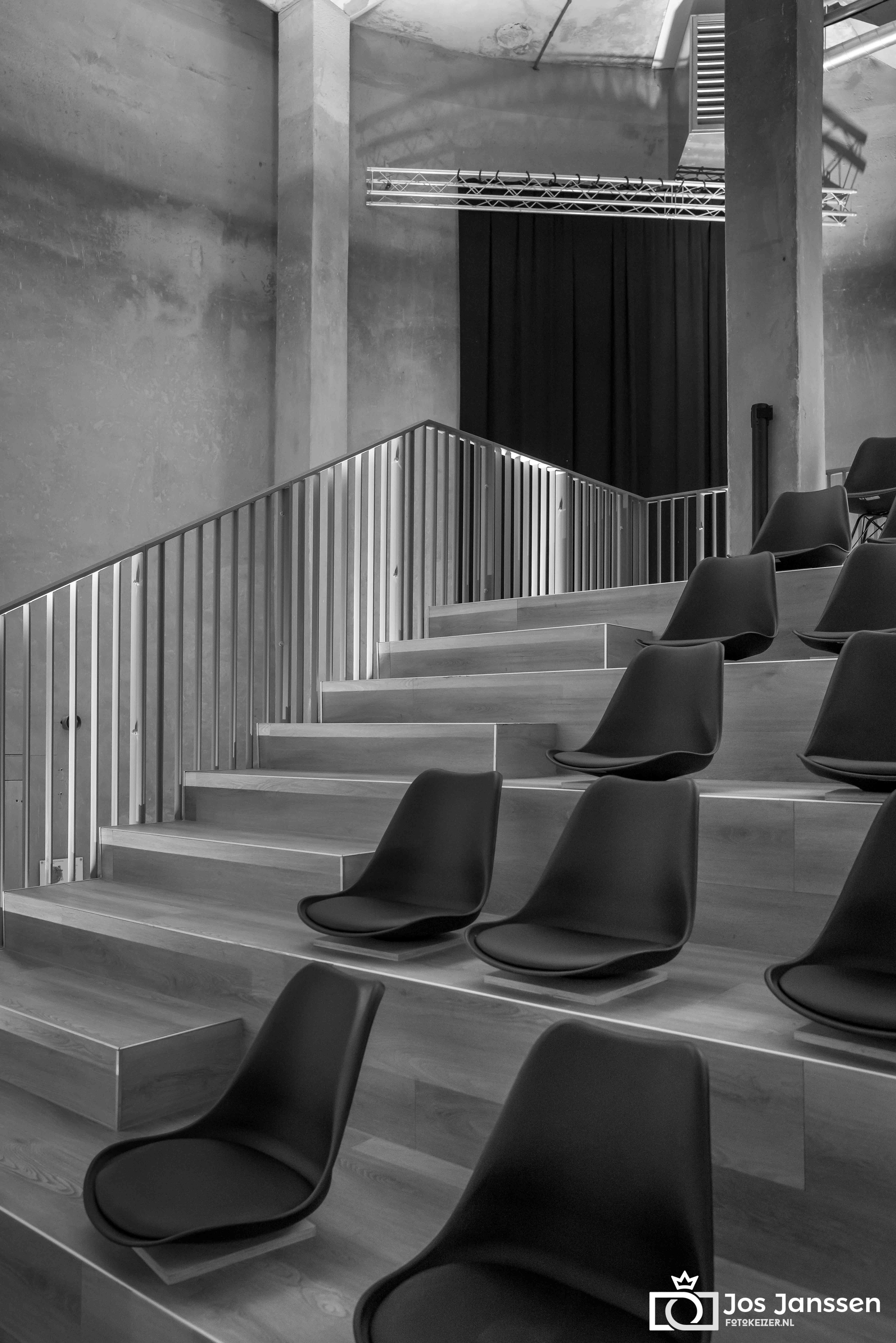 Interieur watertoren Schimmert {Leica Q2 Monochrome)