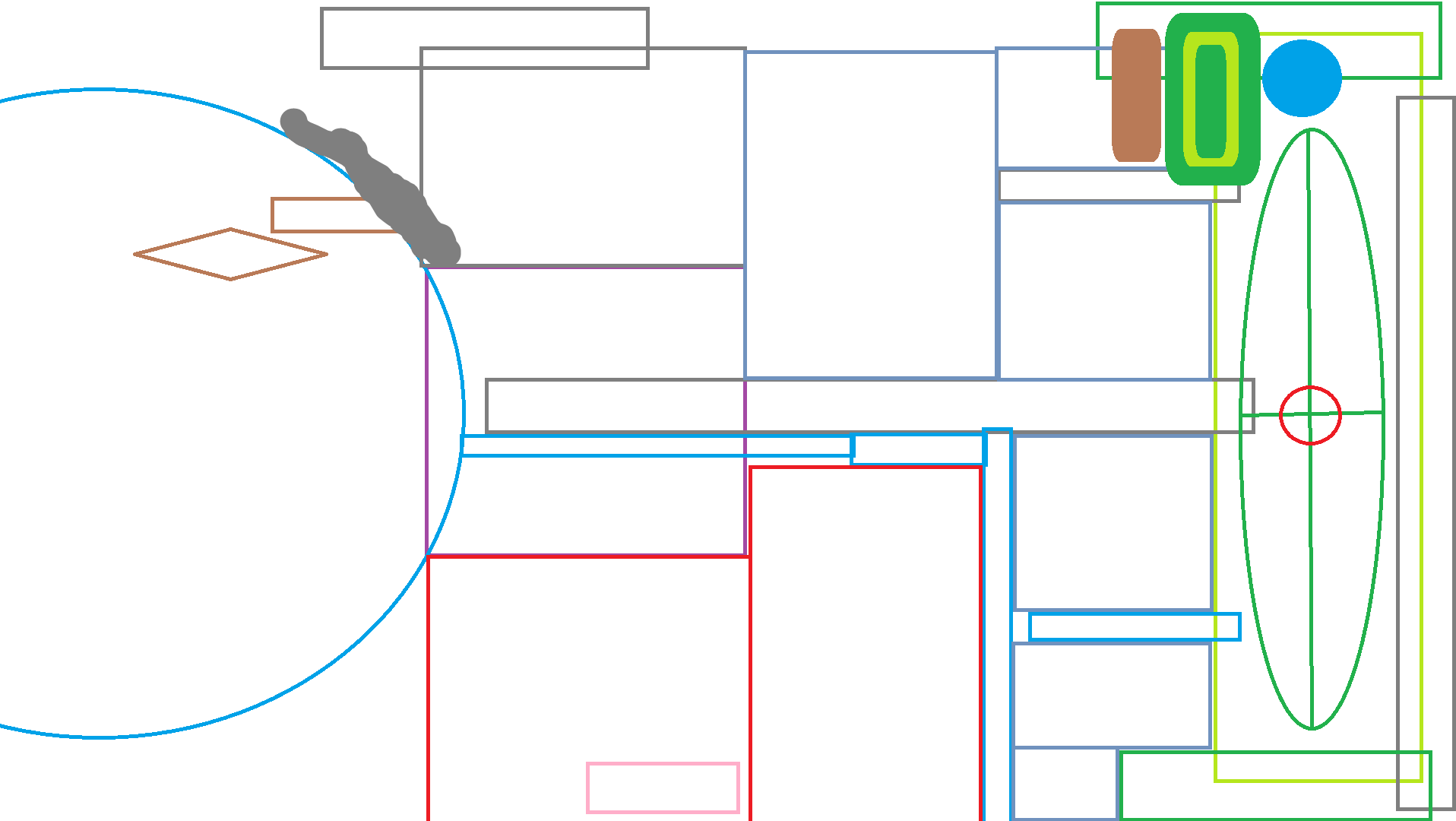 City Map Sections made in MS Paint