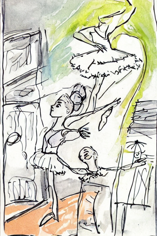 "The ballet dancers"