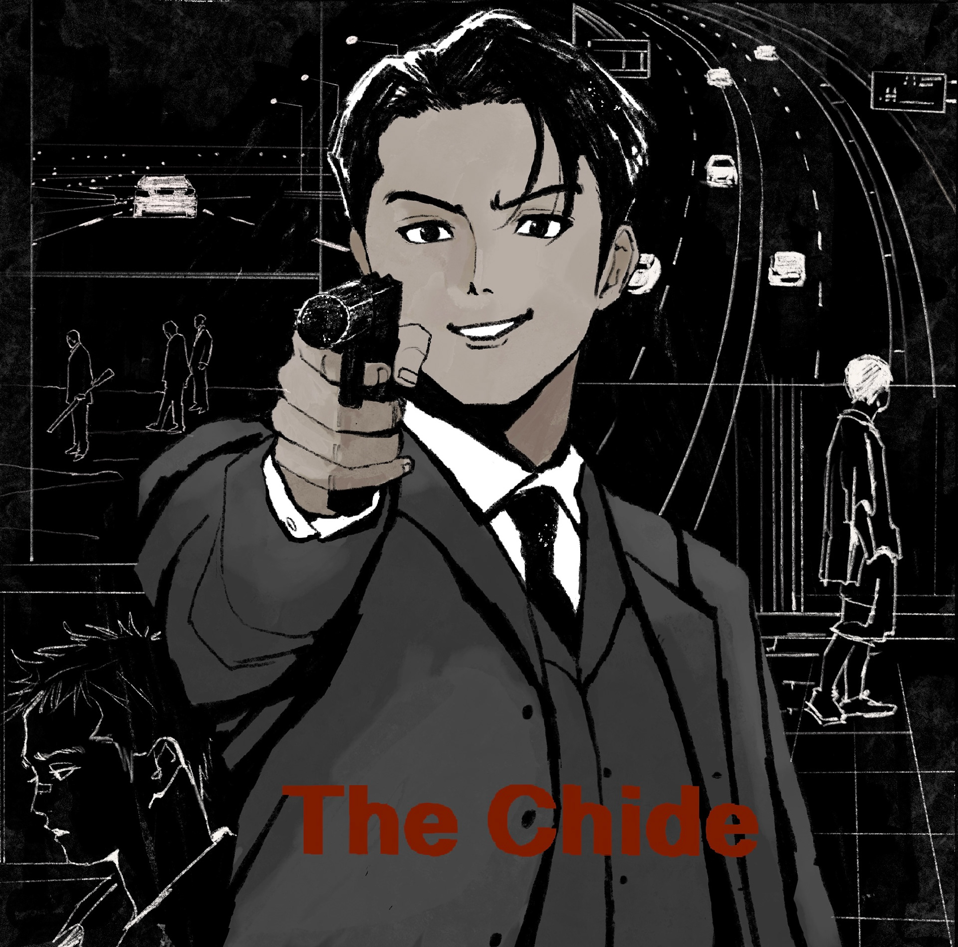 映画　貴公子宣伝イラスト