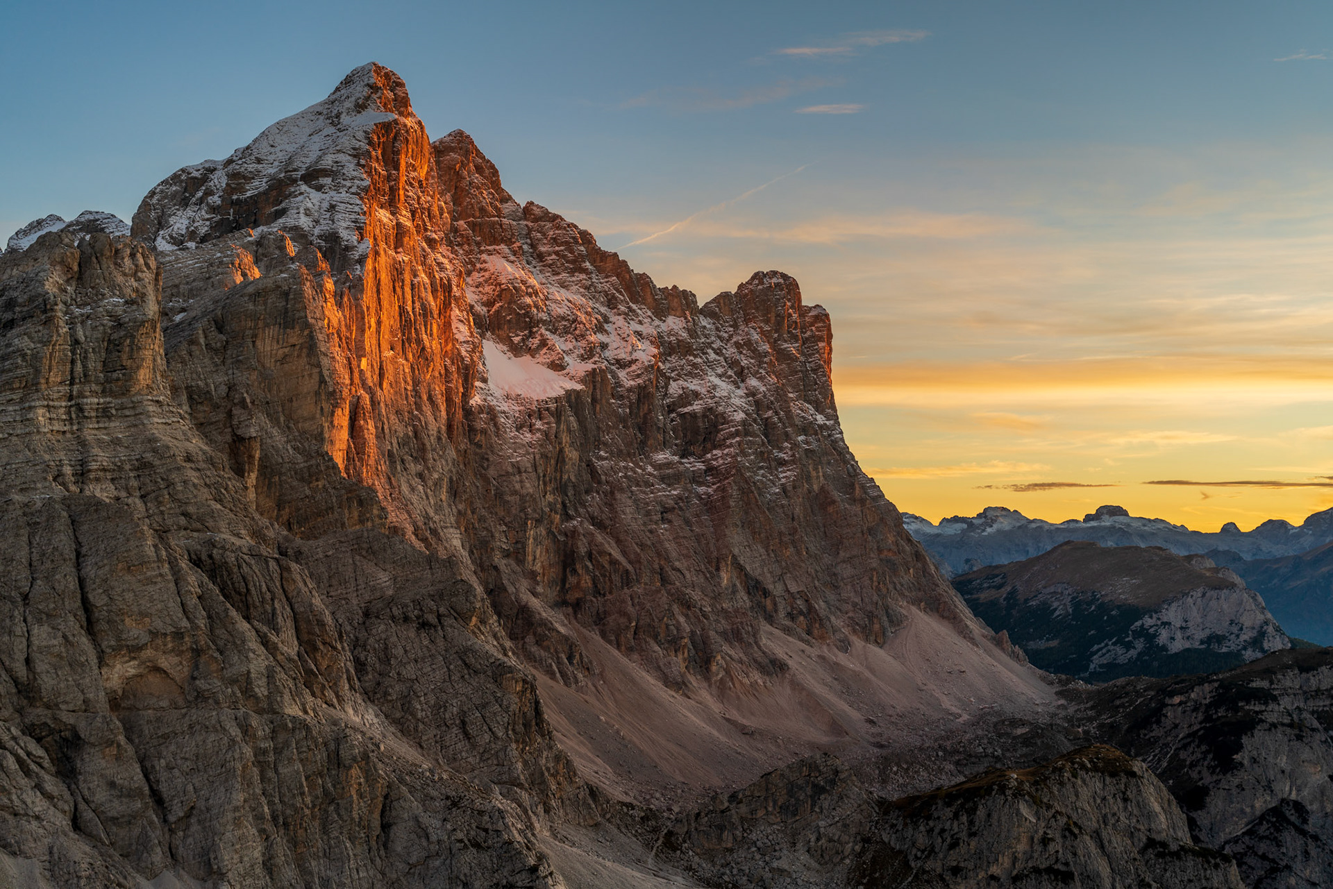 Tramonto da Cima Coldai
