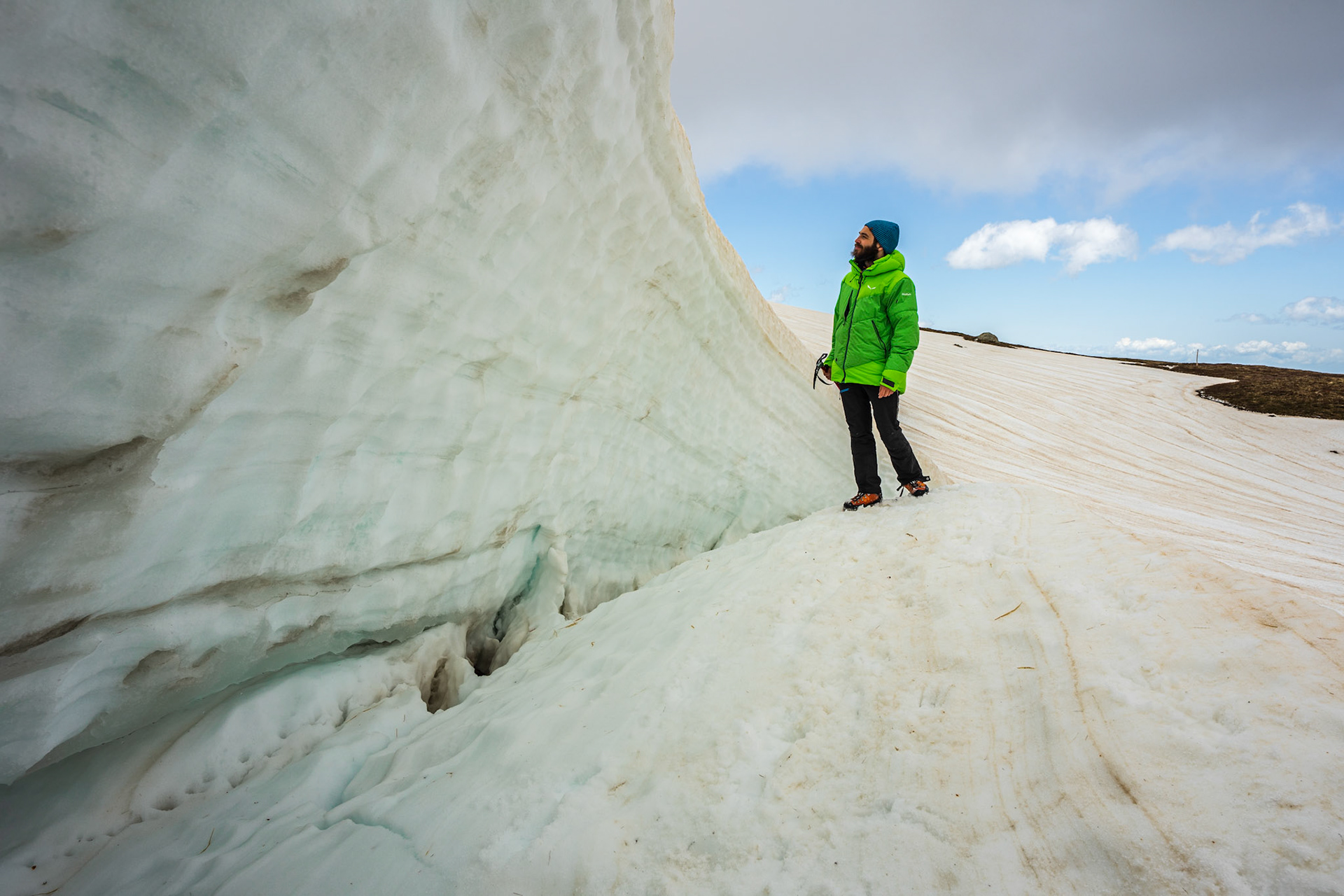 An Ice Cave in the appennines, Italy