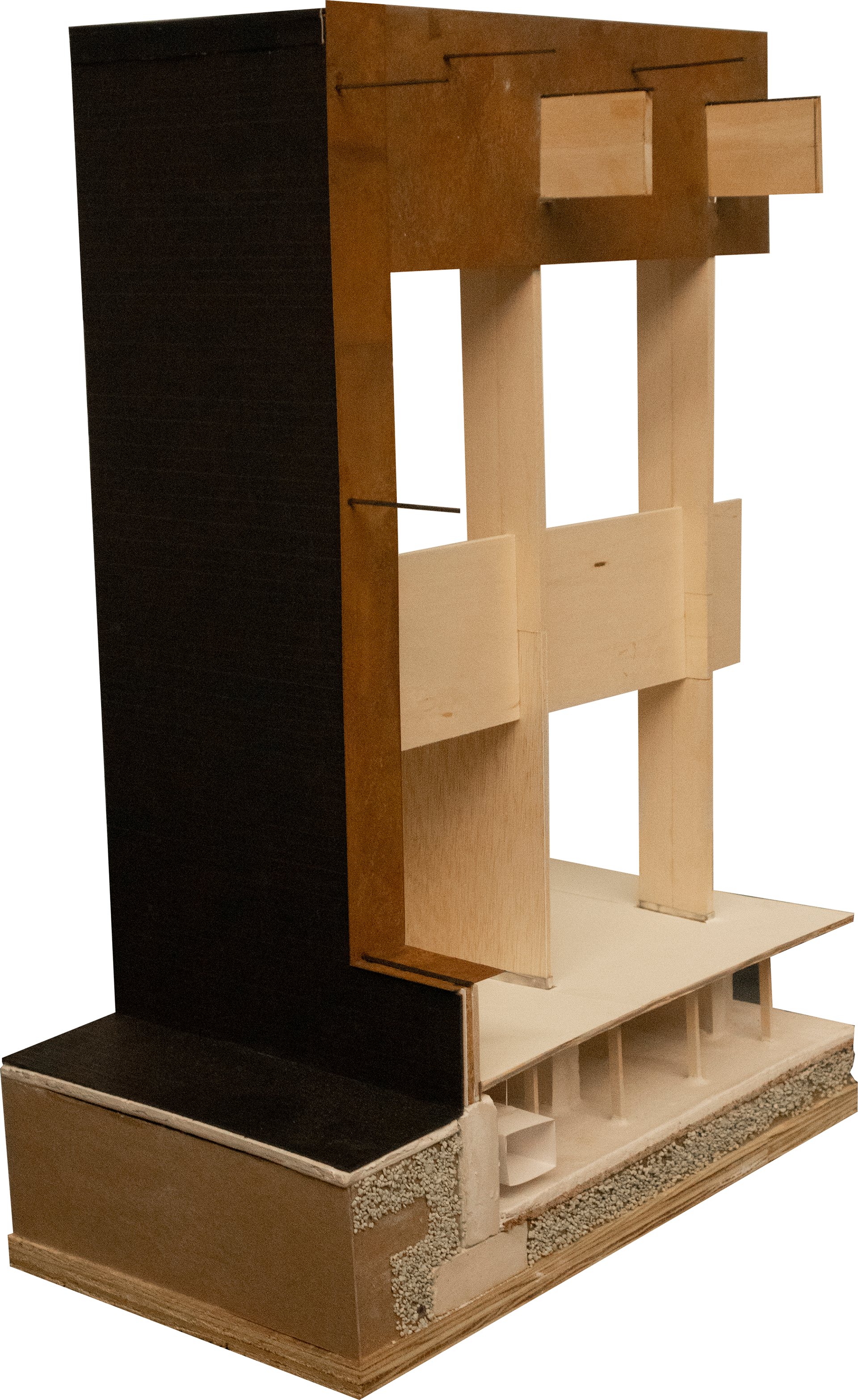 1/2" = 1' Section Model