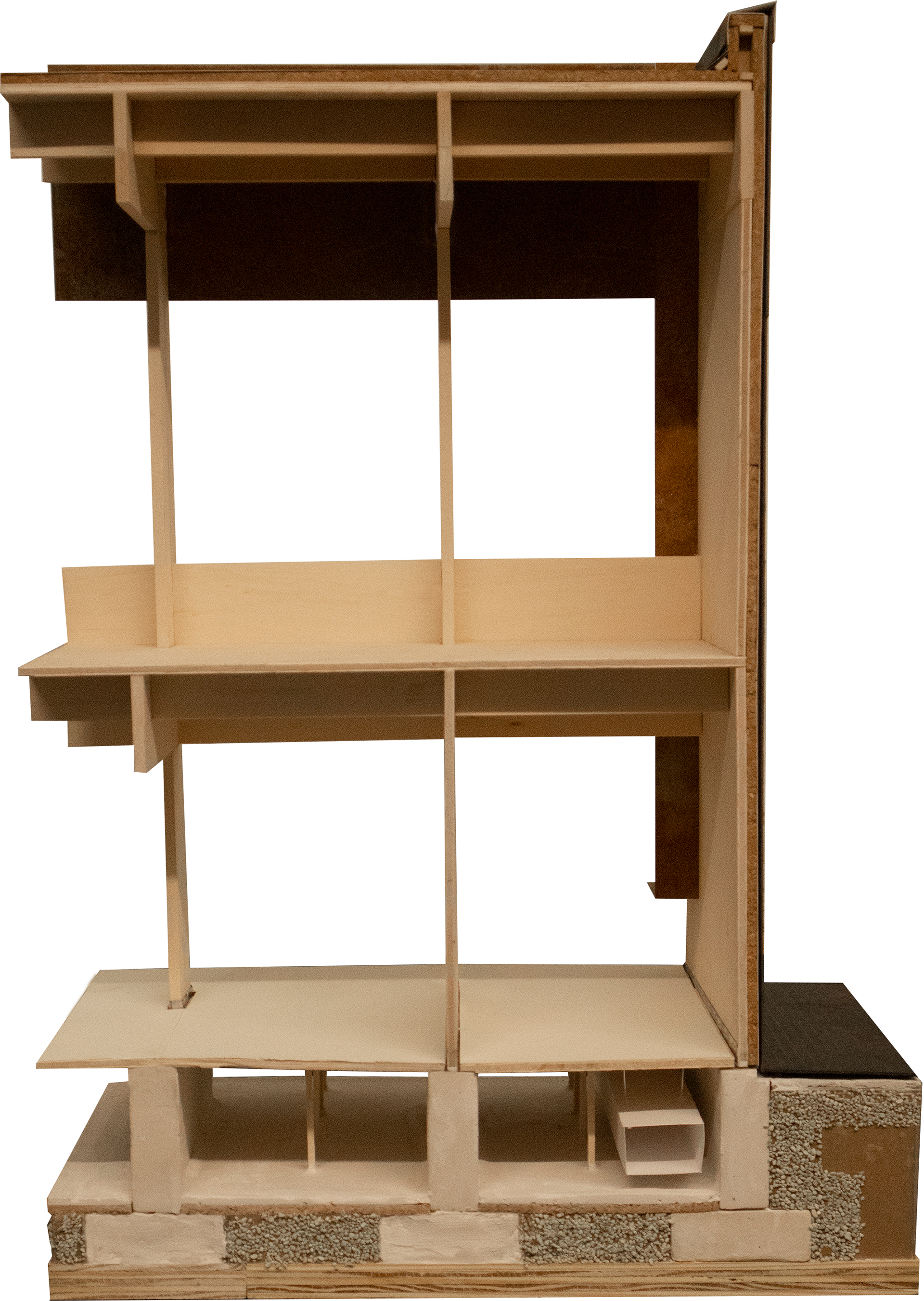 1/2" = 1' Section Model