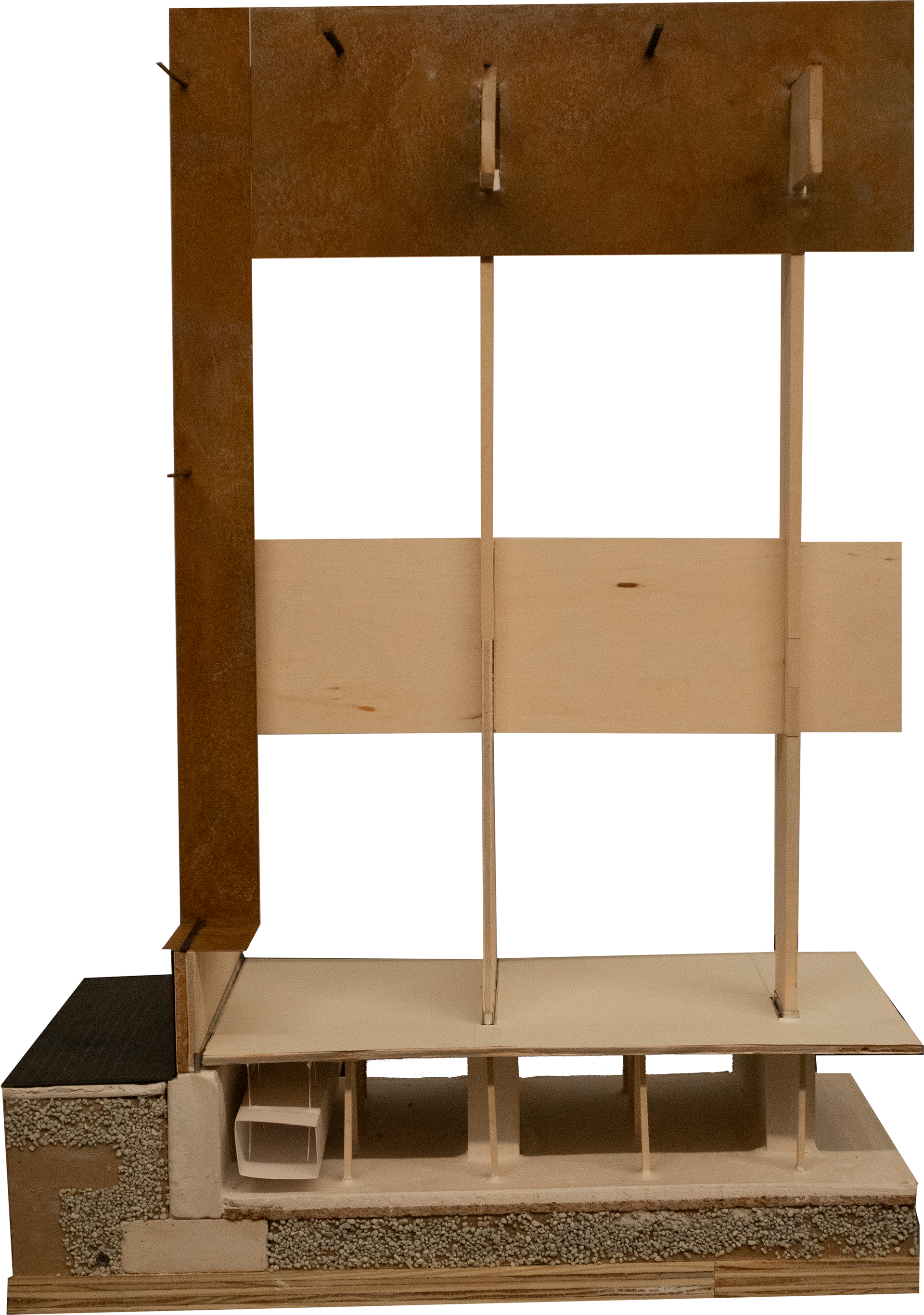 1/2" = 1' Section Model