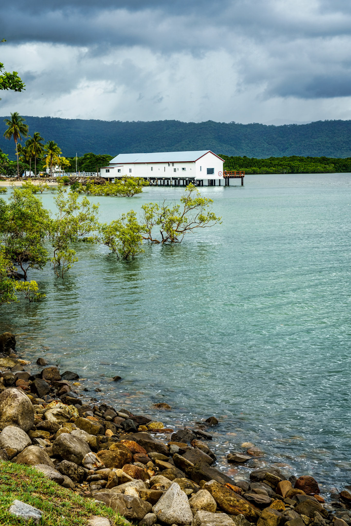 This wharf at Port Douglas was built in 1905 and originally was used to load sugar for export. It remained in use until the 1950s and has, since that time, had a variety of uses, including a resaurant and function venue.