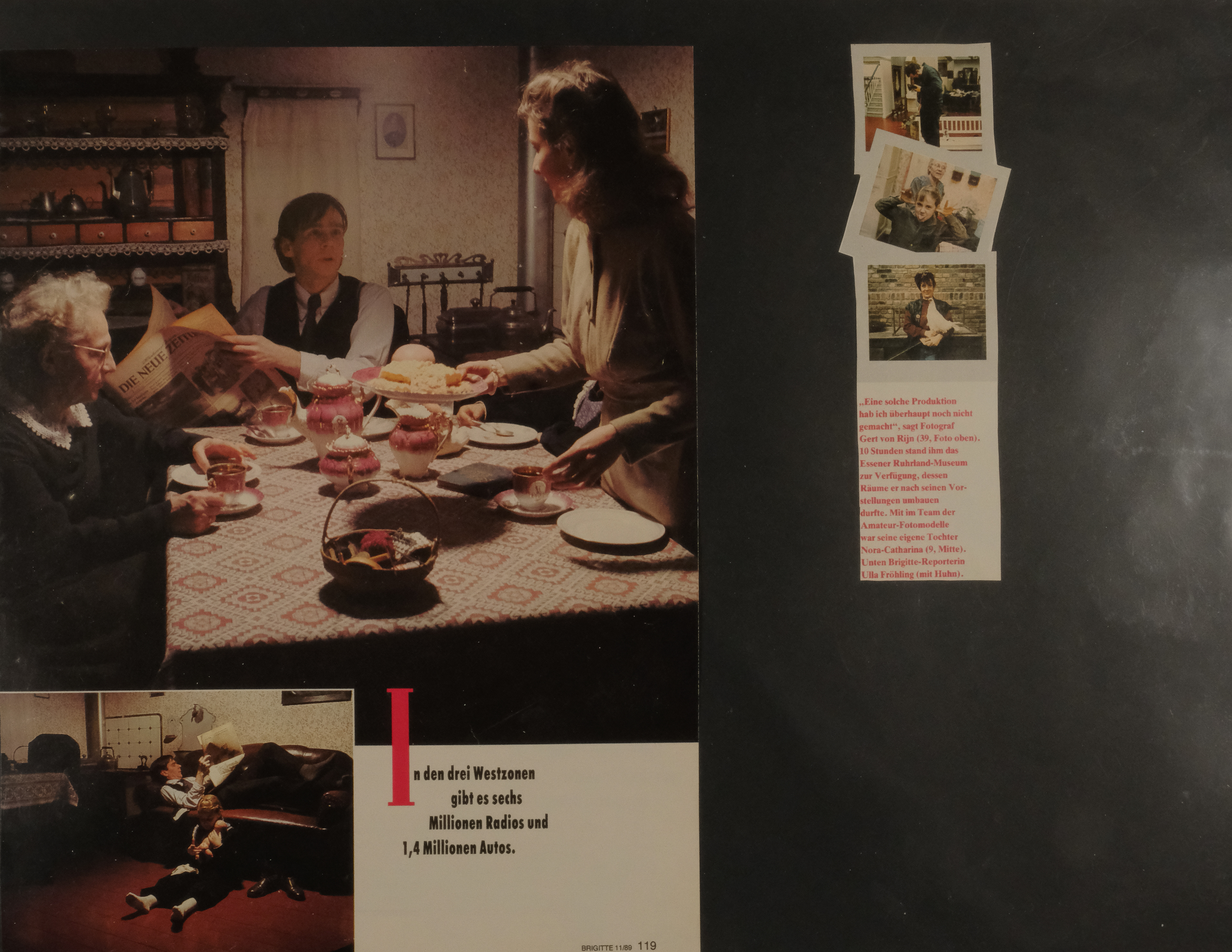 Reportage "1949" für Brigitte, Essen 1989
