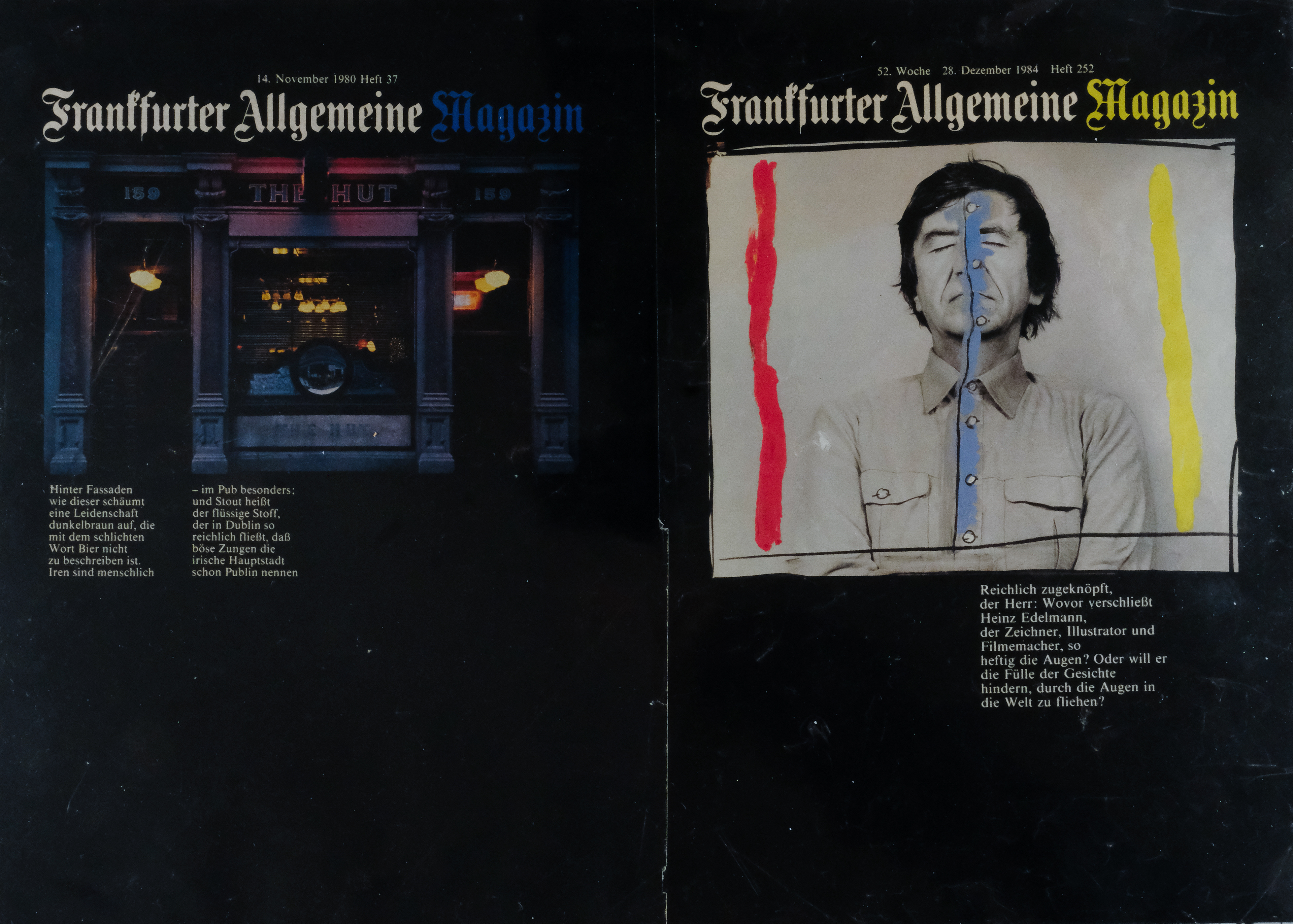 Heinz Edelmann für FAZ Magazin, Köln 1984