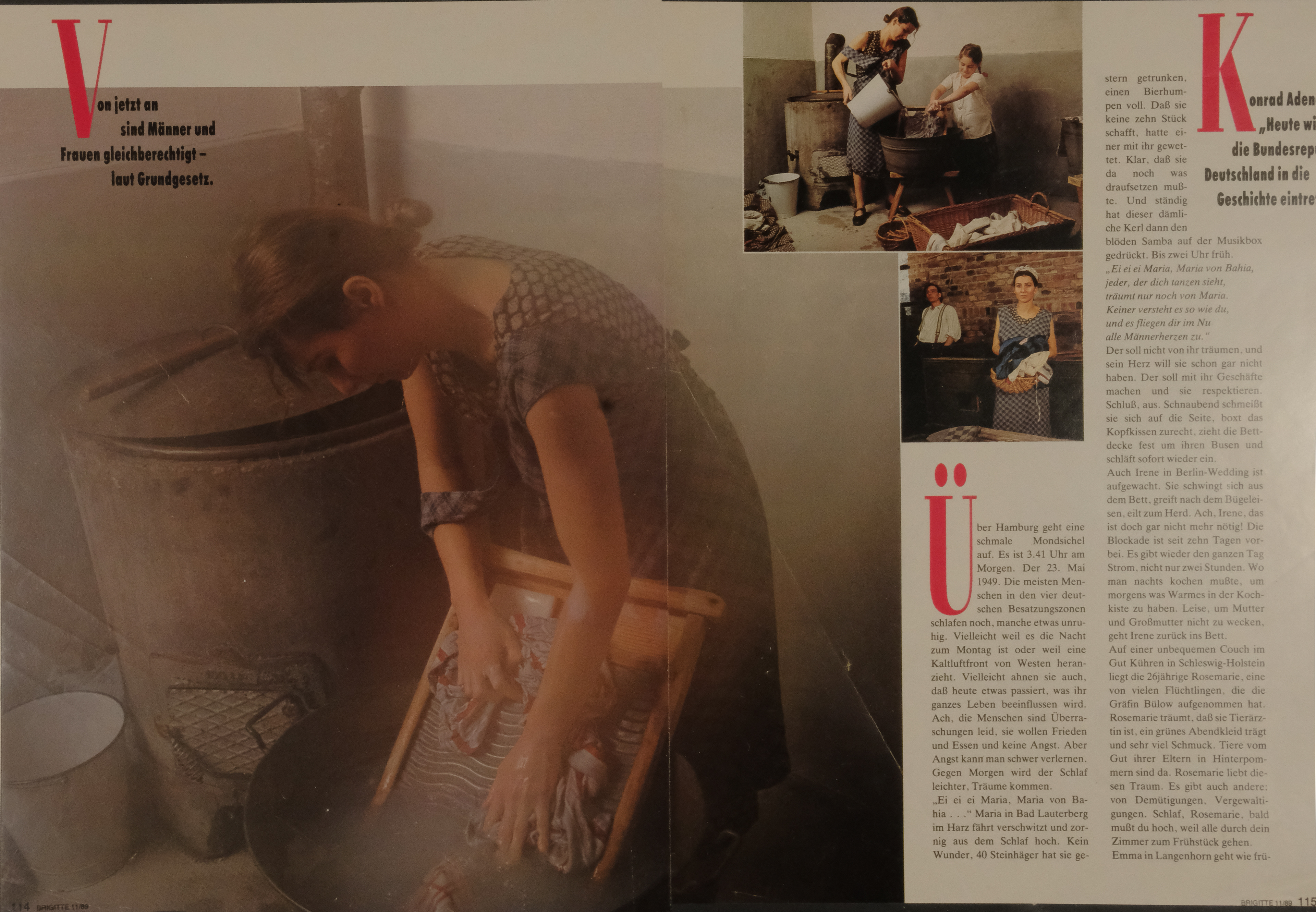 Reportage "1949" für Brigitte, Essen 1989