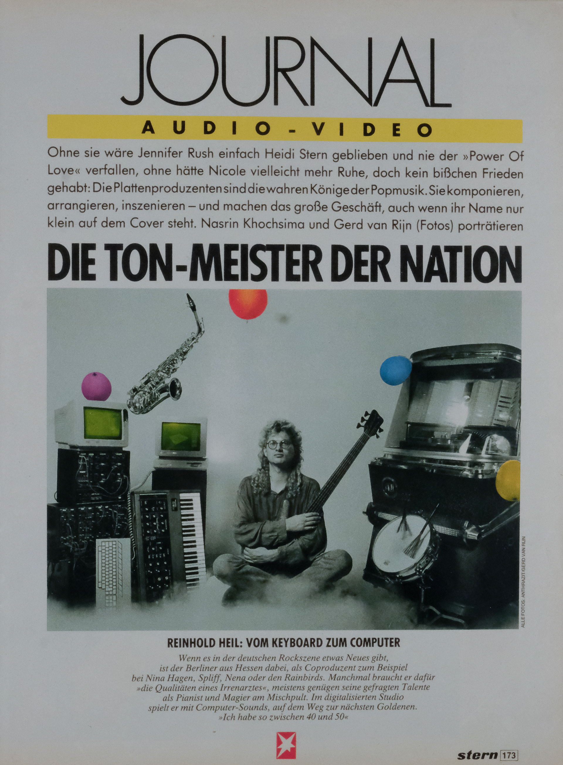 Reinhold Heil für Stern, Berlin 1989