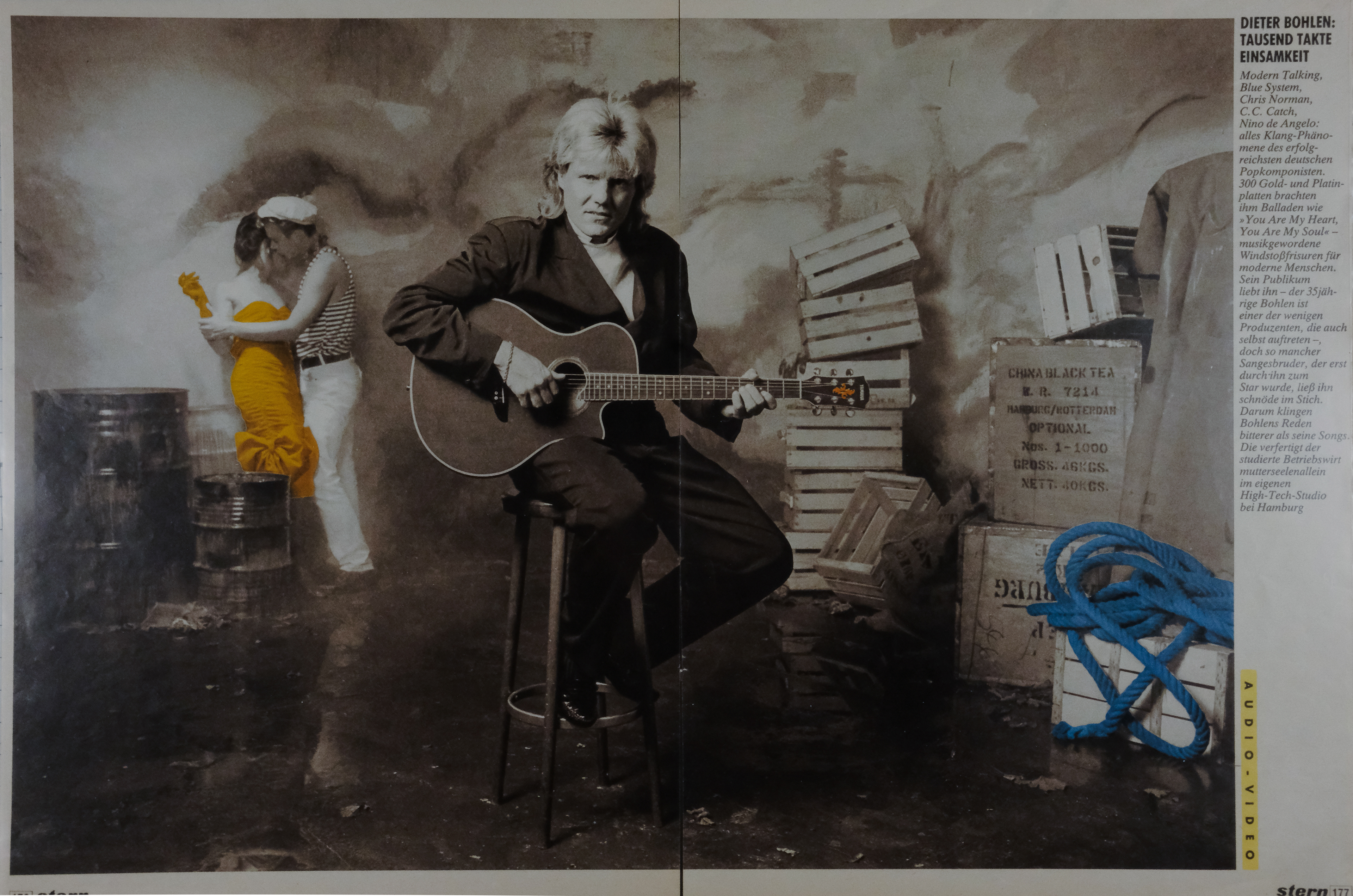 Dieter Bohlen für Stern, Hamburg 1989