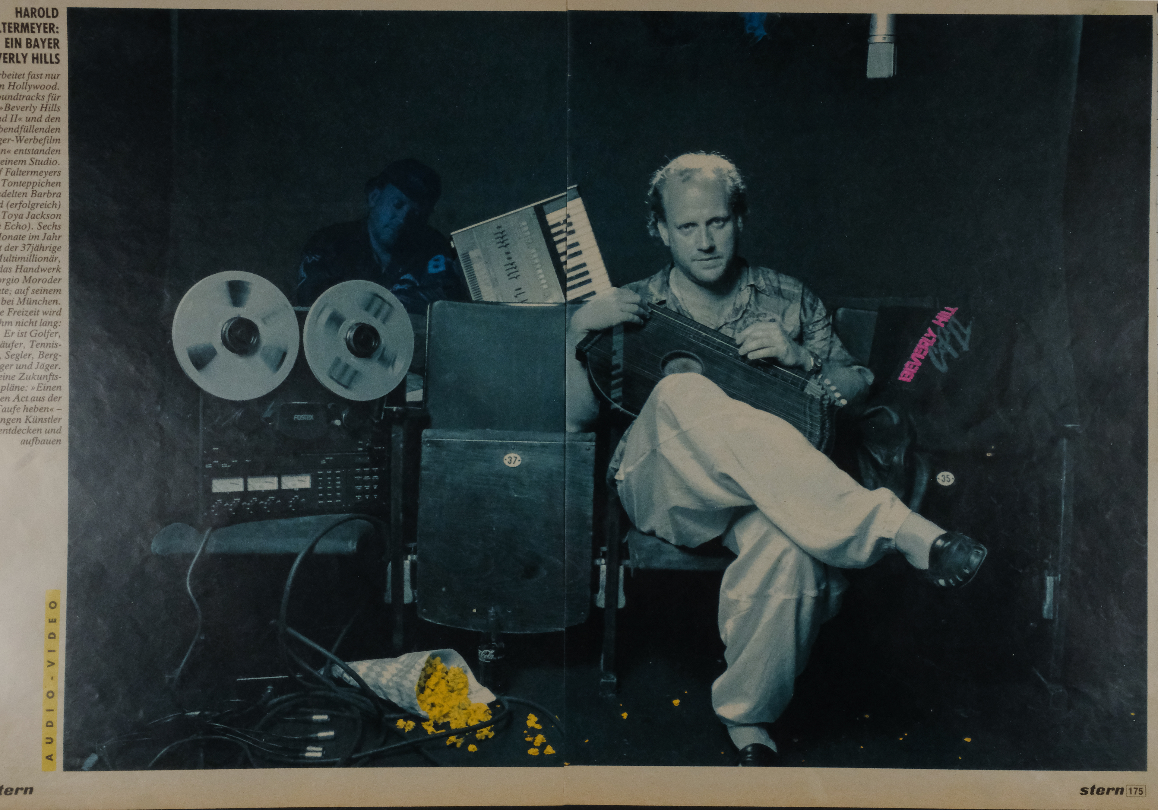 Harold Faltermeyer für Stern, München 1989