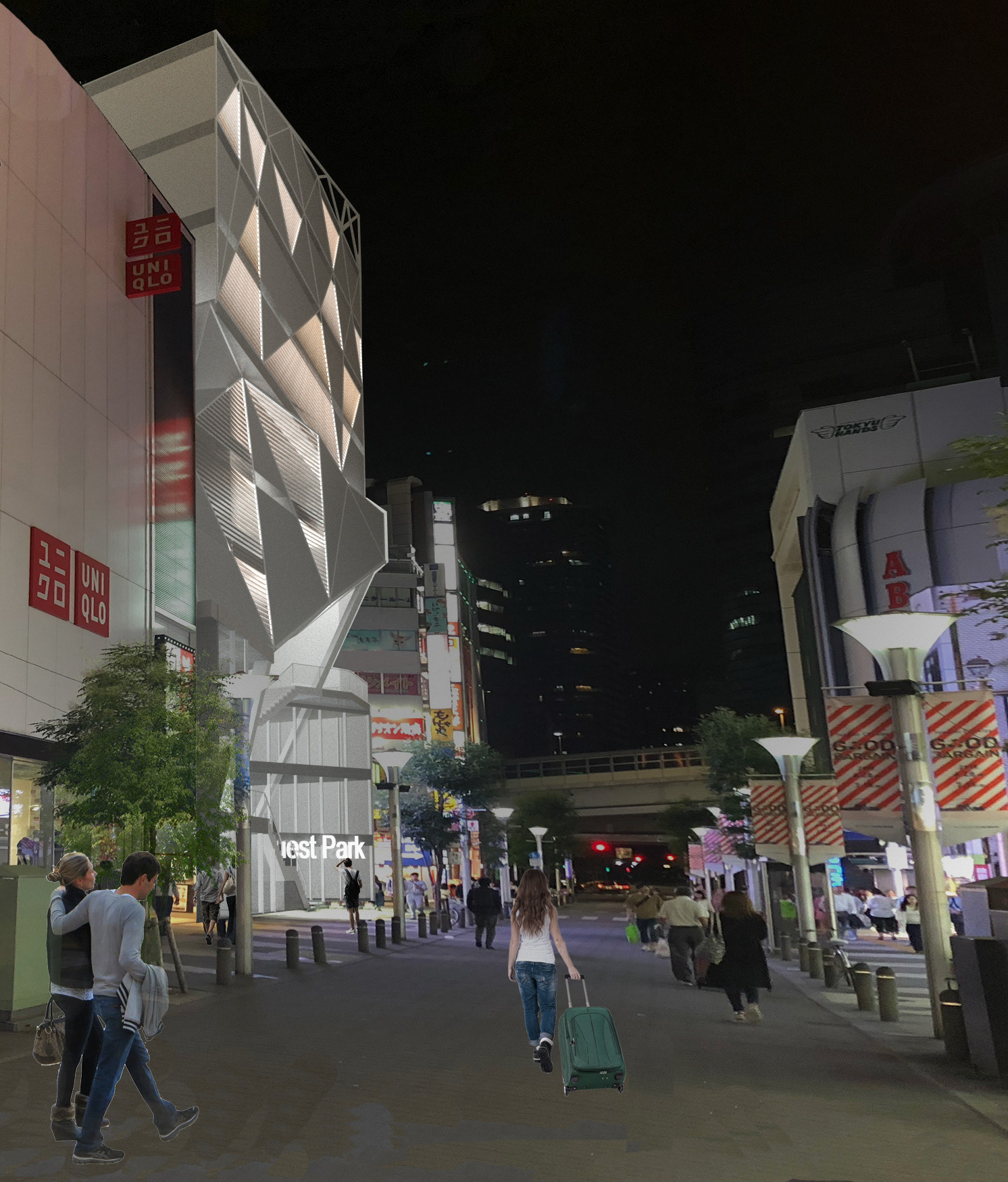 The facade will be a landmark and tourists will head to the hotel