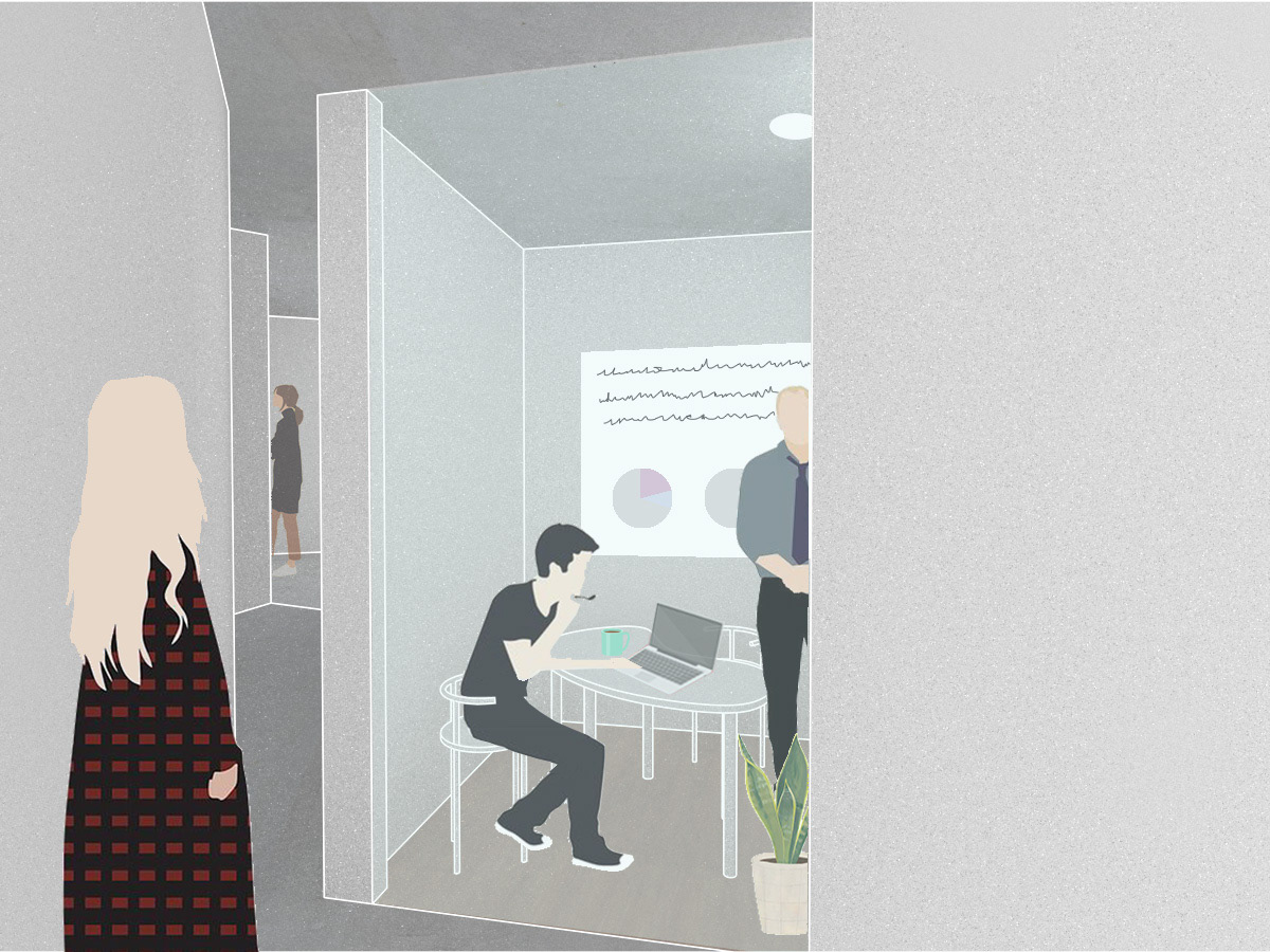 See a meeting room rented by the hour and get inspired