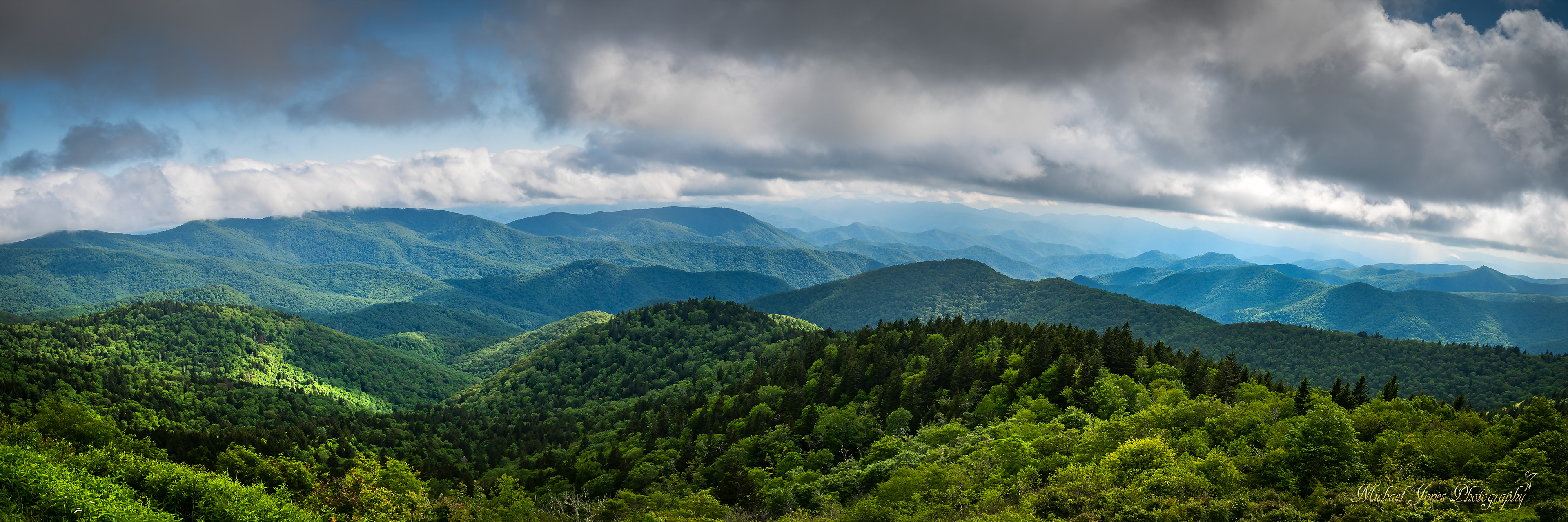 Nantahala National Forest Panorama -Nantahala National Forest, NC