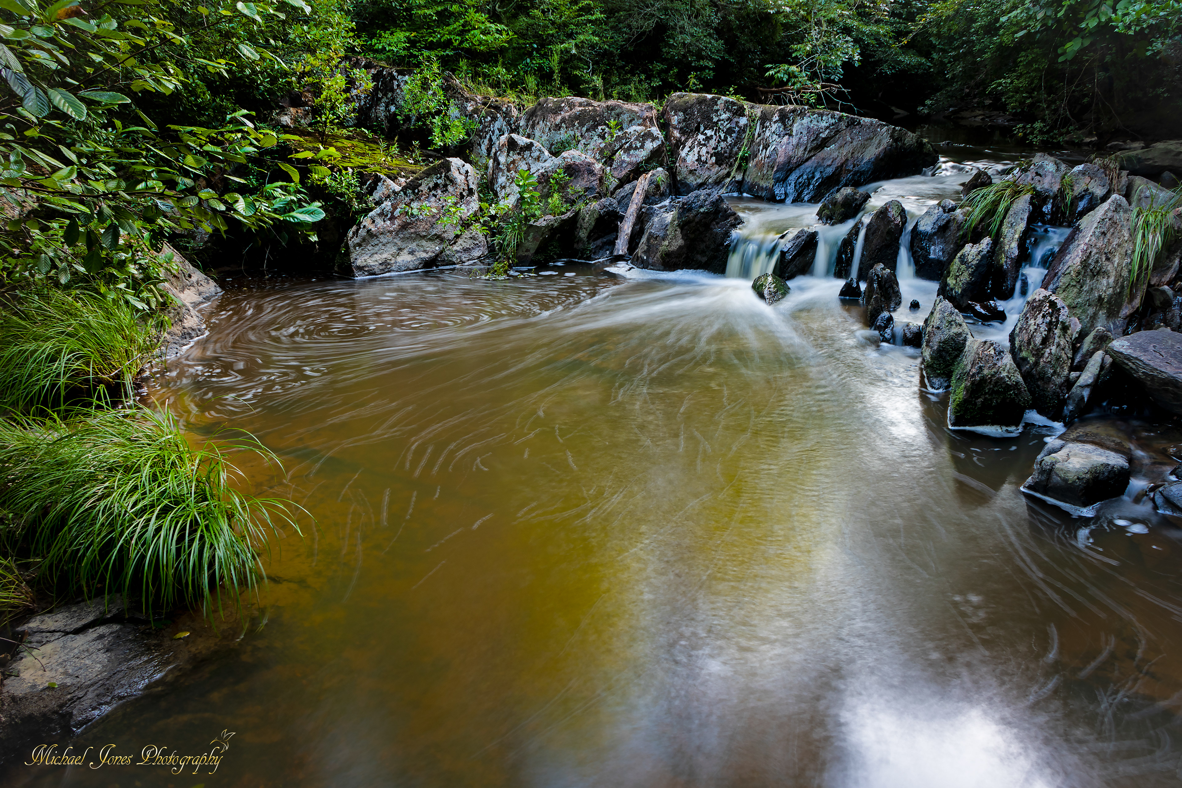 Cascades and Pool, Uwharrie River - Uwharrie National Forest, NC