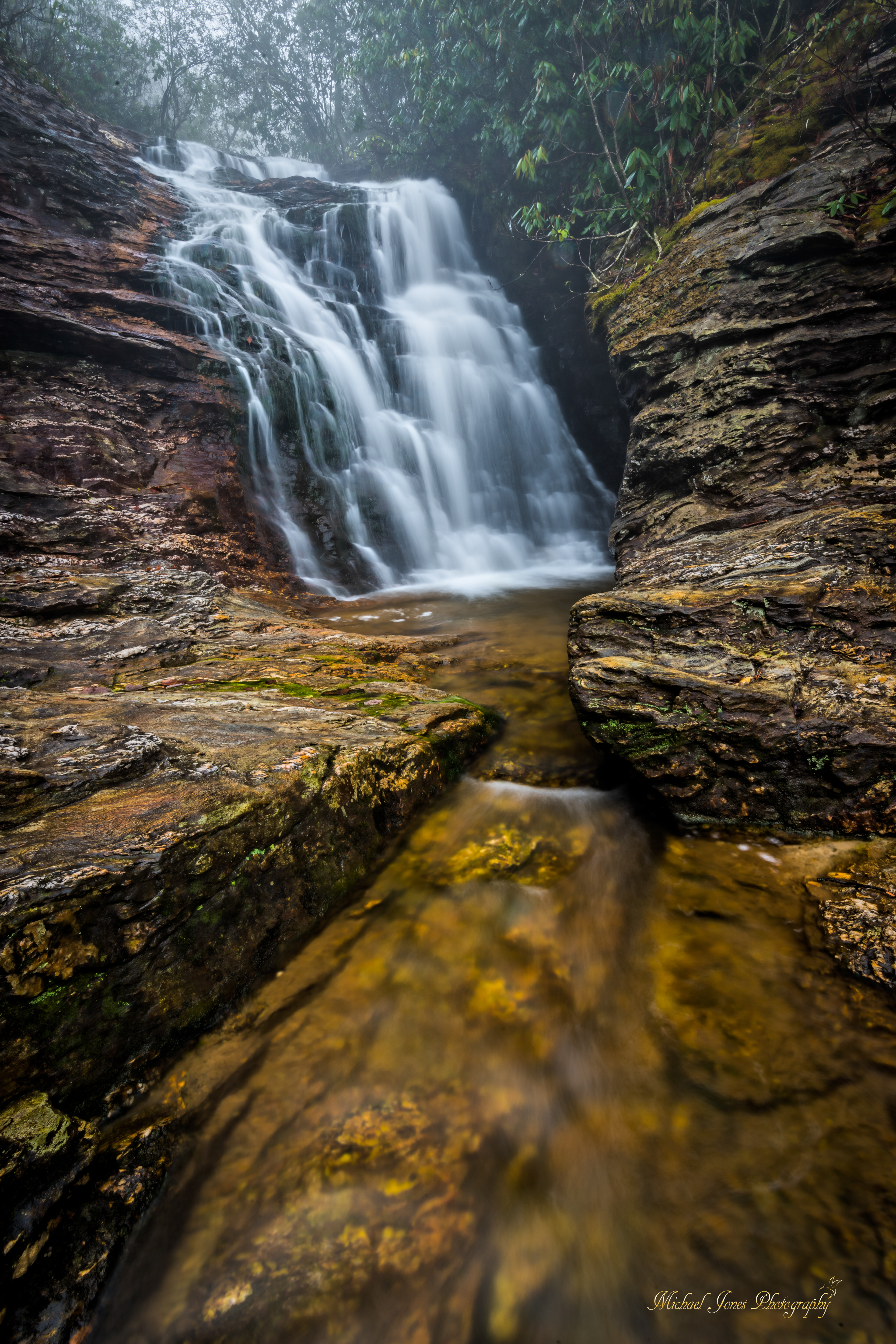 Upper Cascades Falls 3 - Hanging Rock State Park, North Carolina