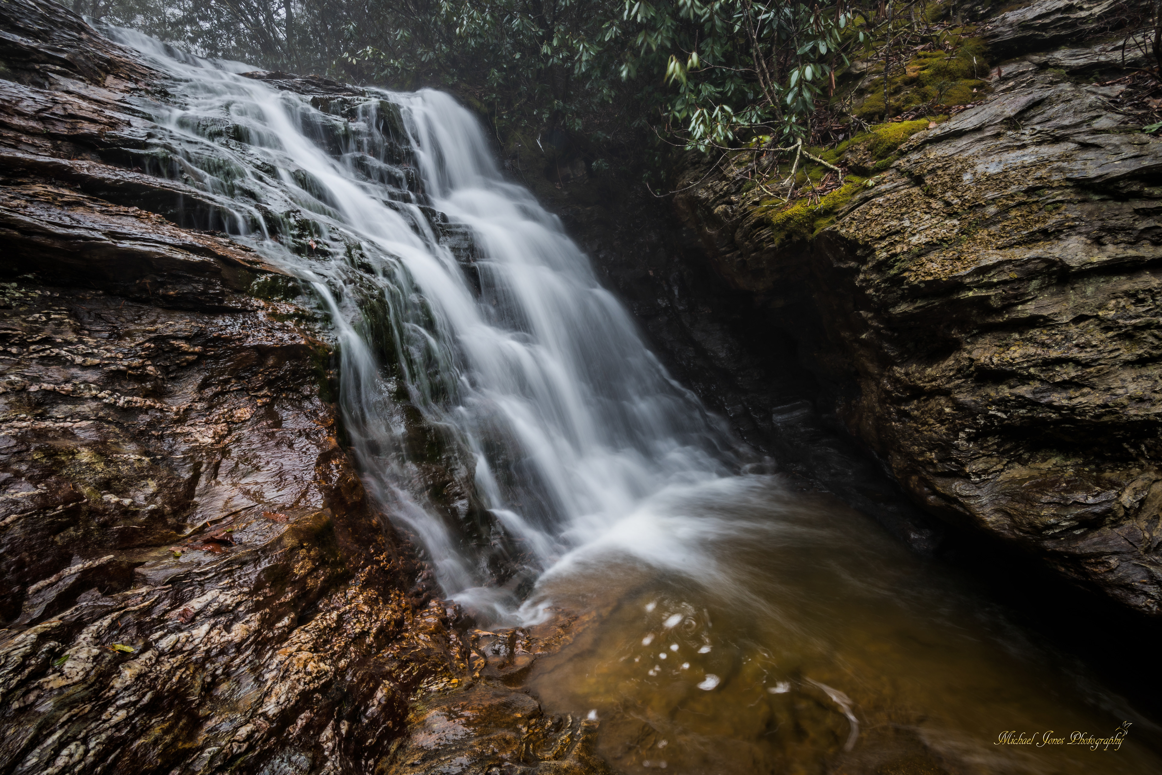 Upper Cascades Falls - Hanging Rock State Park, North Carolina