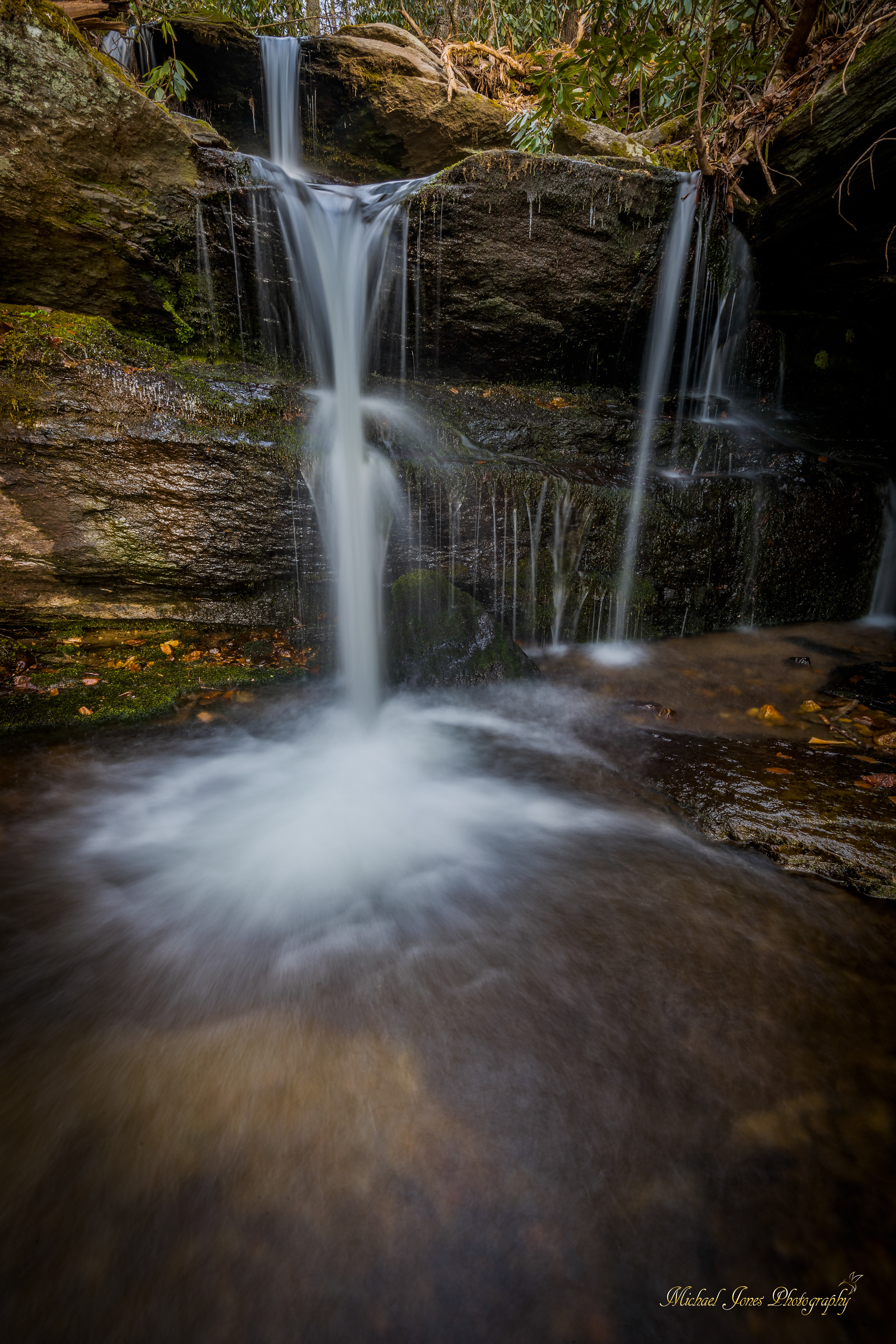 Upper English Falls (mid drop) - Pisgah National Forest, NC