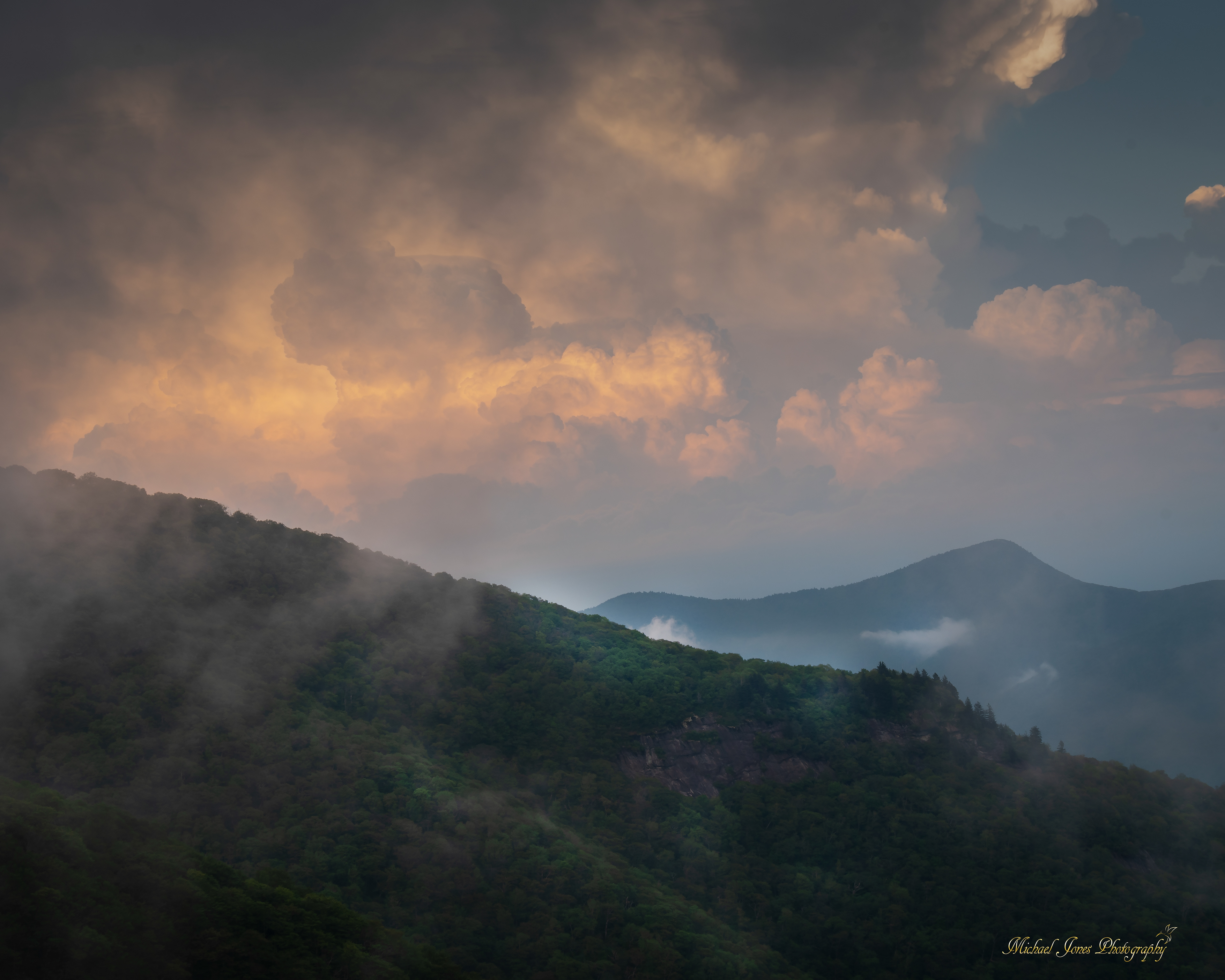 Evening Storm - Craggy Gardens - Blue Ridge Mountains, NC