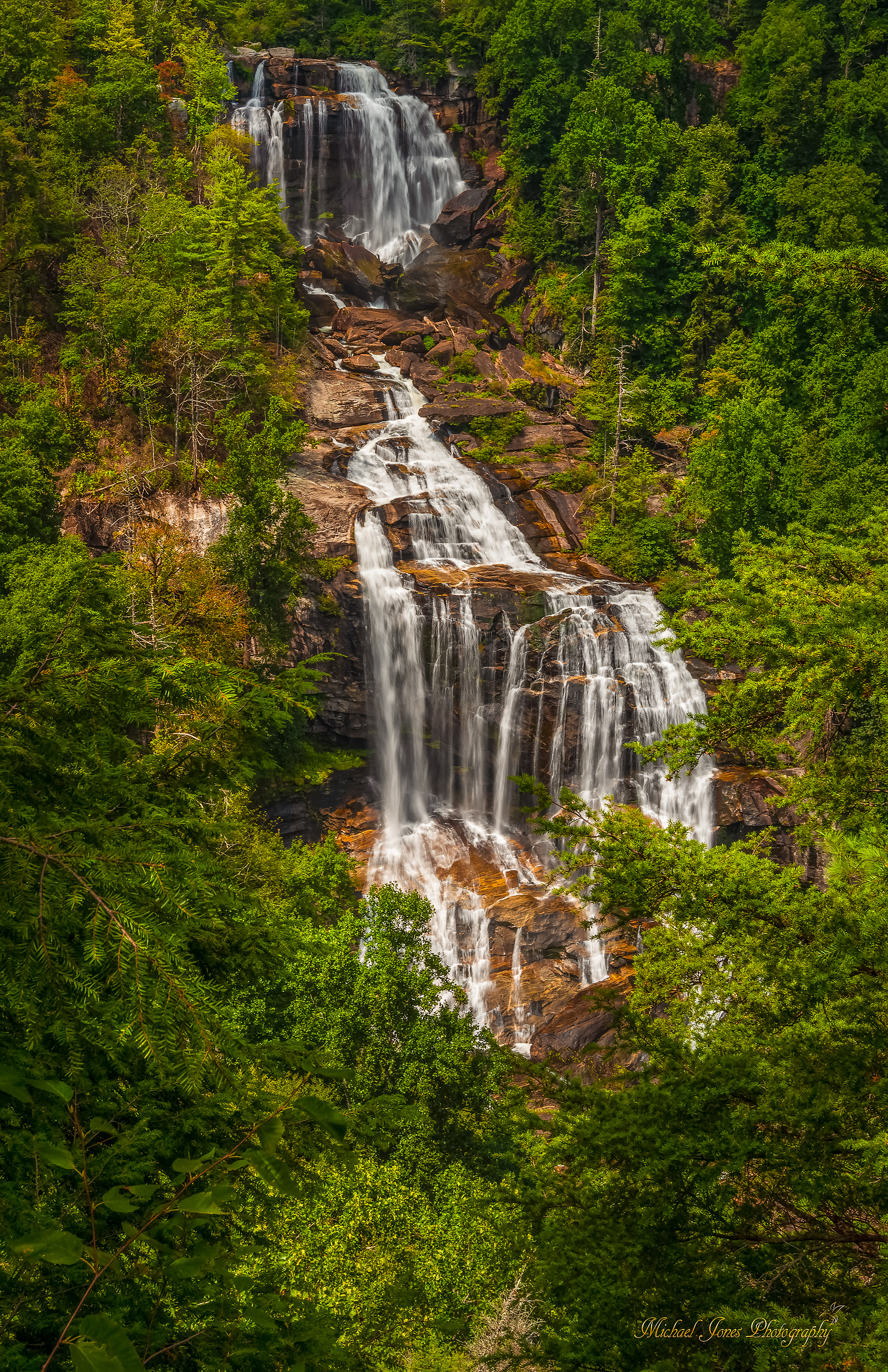 White Water Falls - Nantahala National Forest, NC