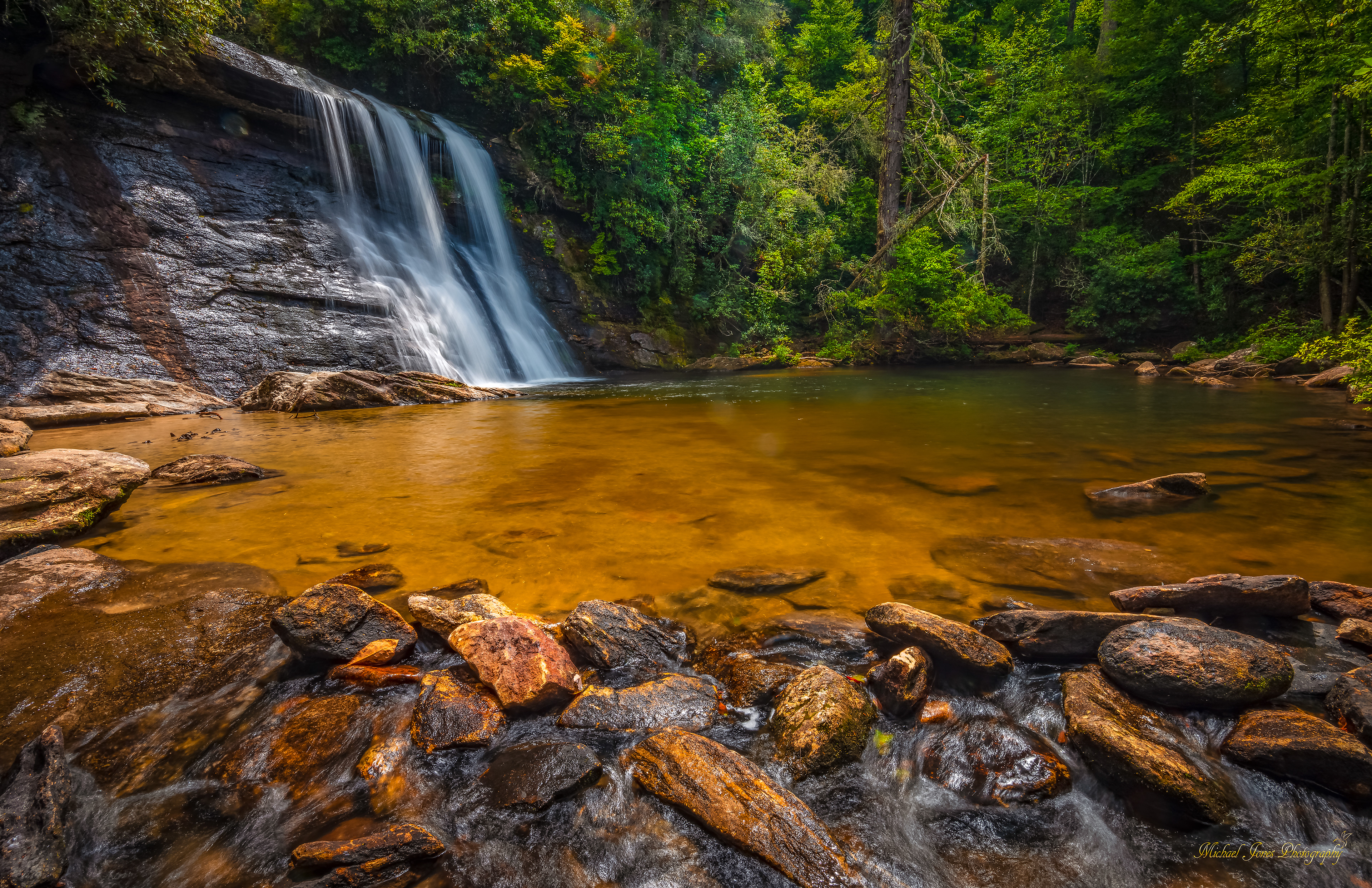 Silver Run Falls - Nantahala National Forest, NC