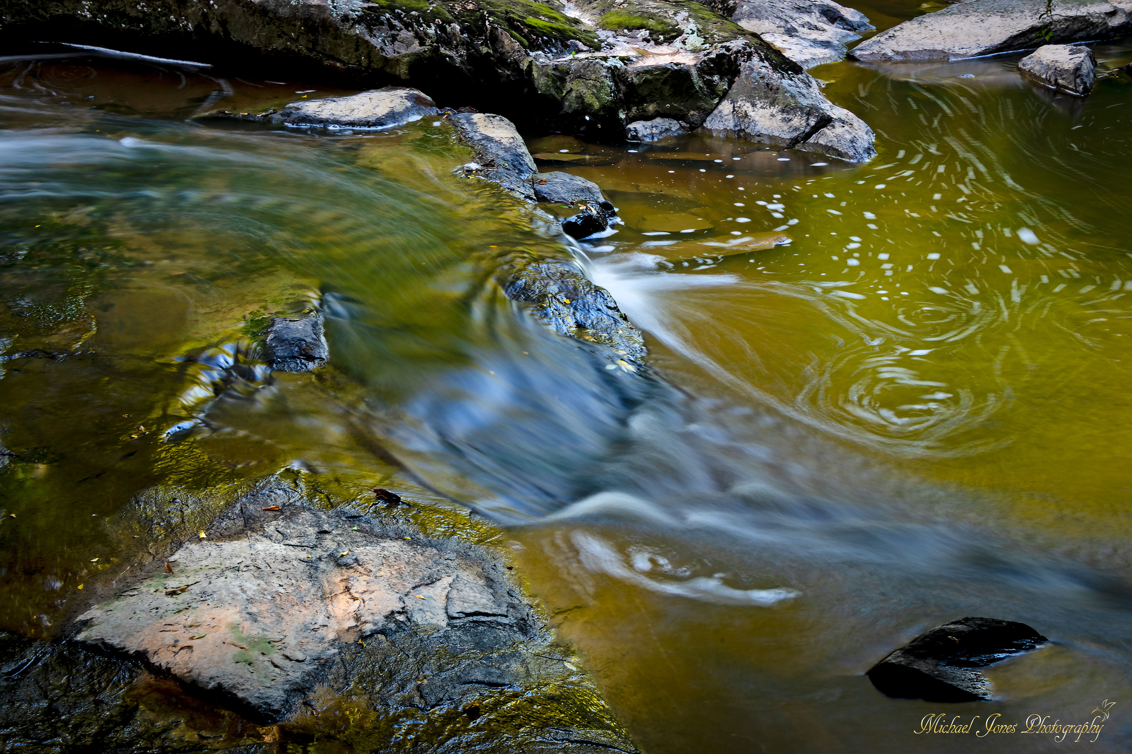Cascades and Pool 2 - Uwharrie River - Uwharrie National Forest, NC