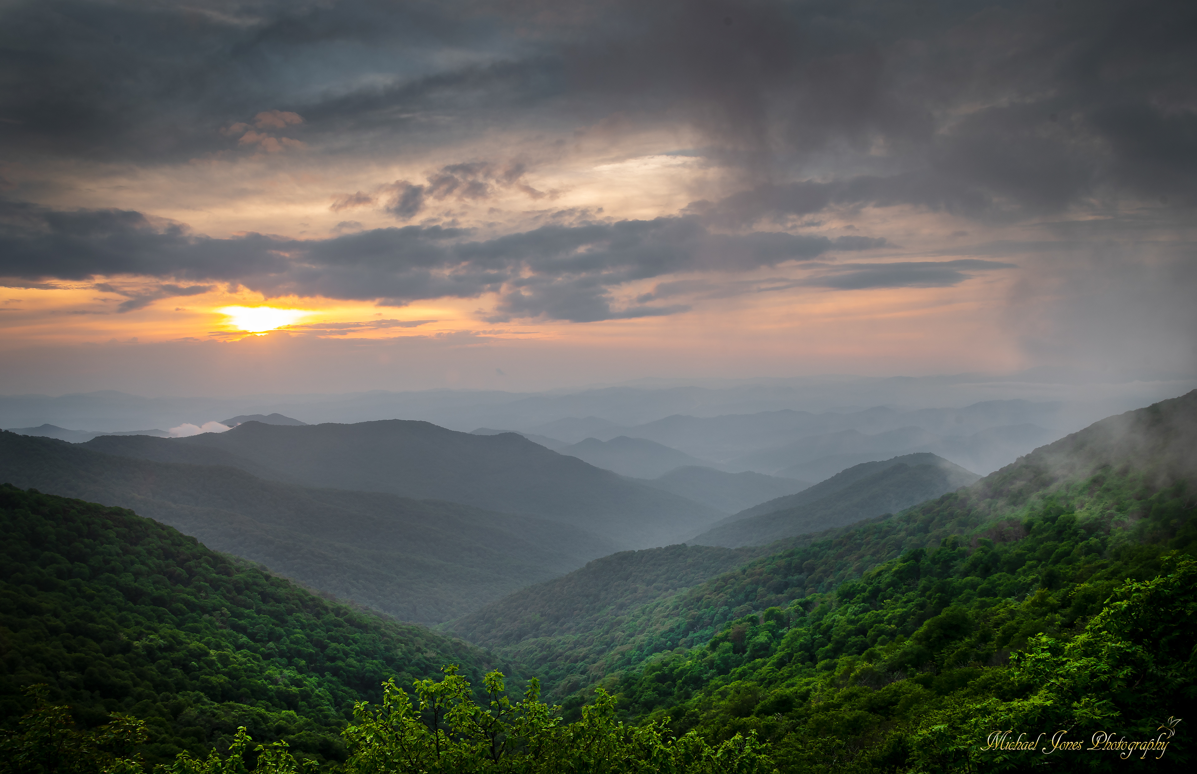 Misty Mountains - Craggy Gardens - Blue Ridge Mountains, NC