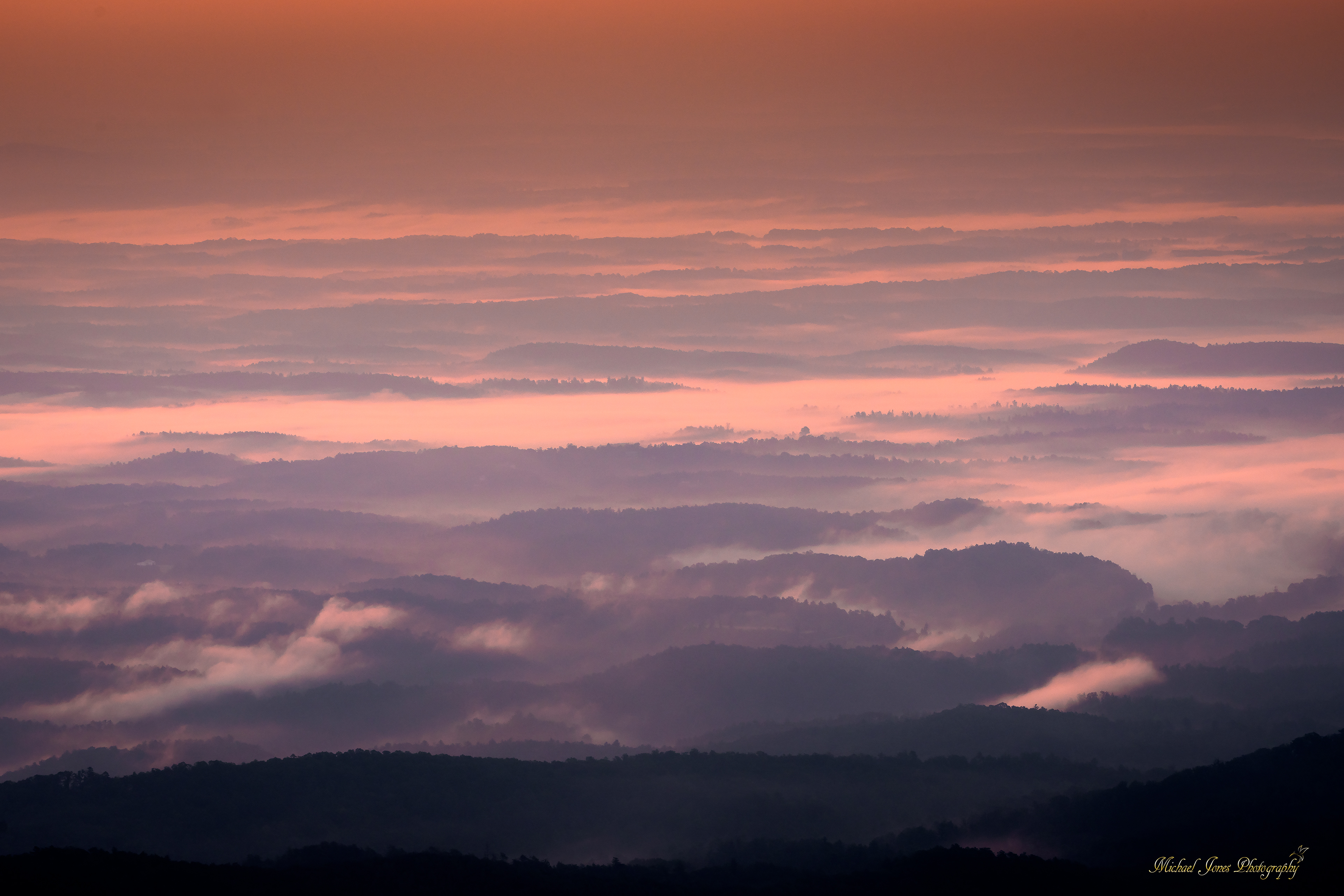 Sunrise - East of Table Rock - Linville Gorge, NC