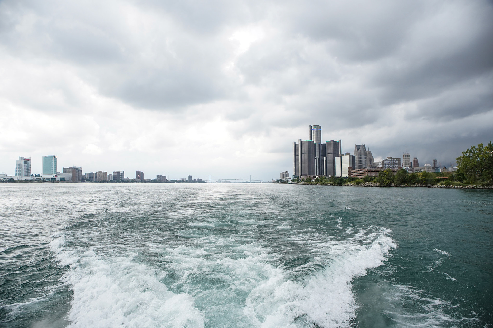 in Detroit on Friday, August 27, 2021. Raymond Mccants II keeps his boat at Riverside Marina, a black owned marina in the city of Detroit.