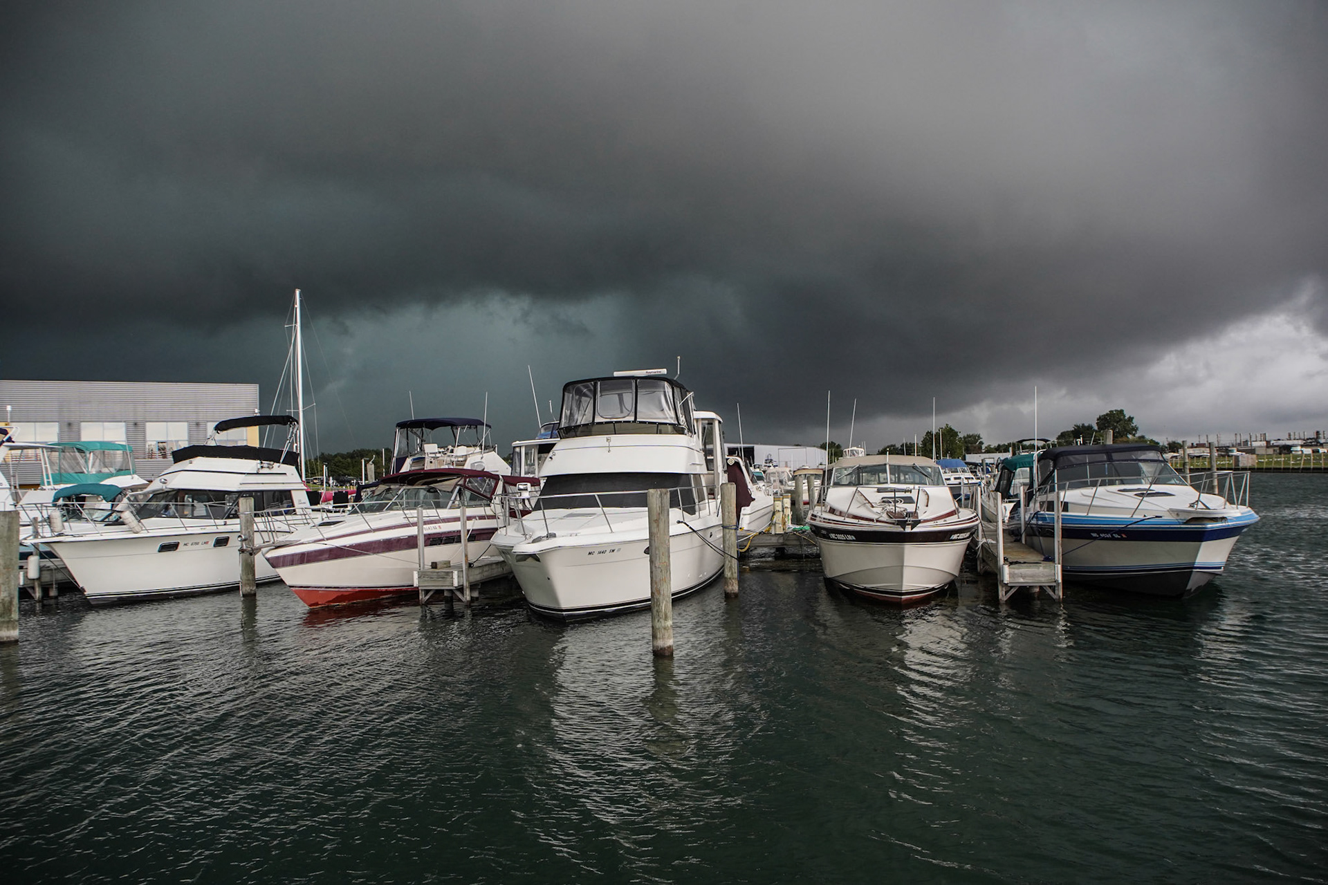 Riverside Marina in Detroit on Friday, August 27, 2021.  Riverside Marina is a black owned marina in the city of Detroit.