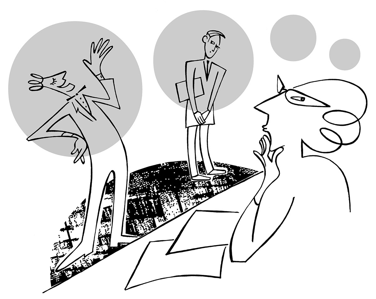 Artikelillustration, Platsjournalen