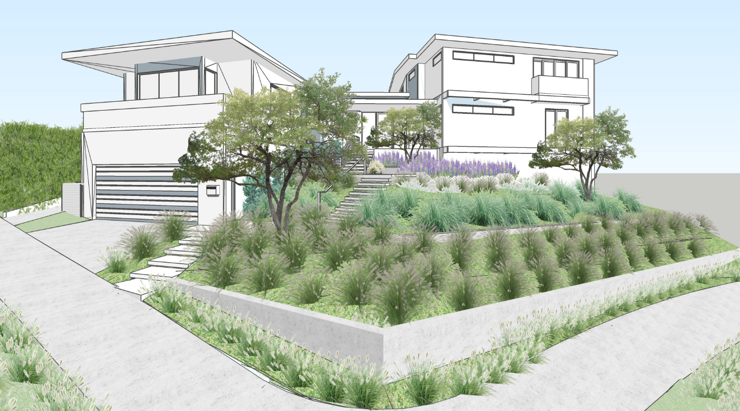 Sketchup landscape render