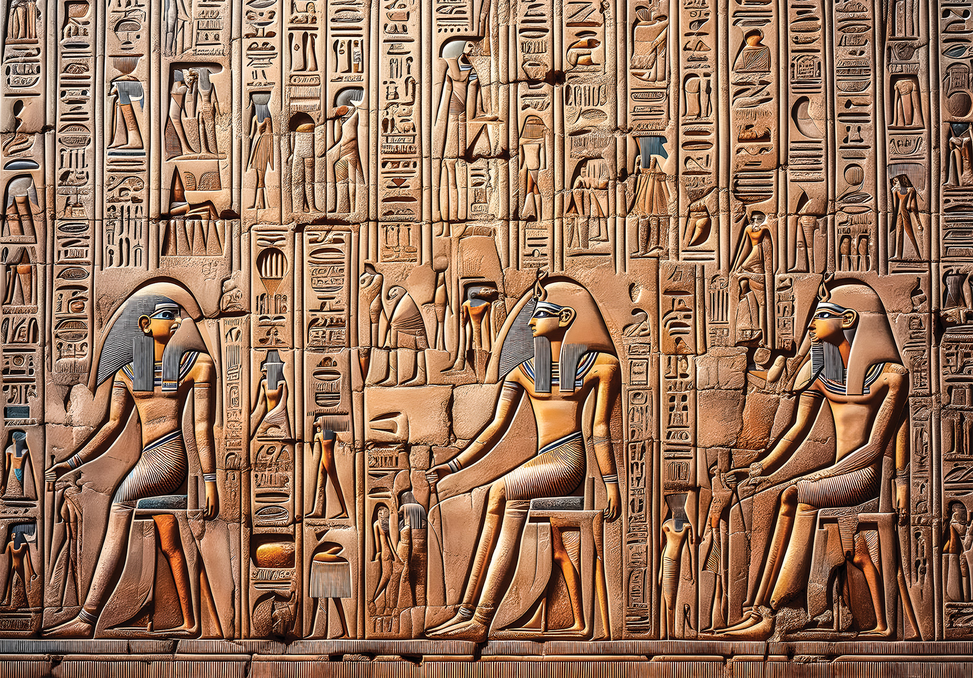 Mural Wallpaper Egyptian Gods & Goddesses